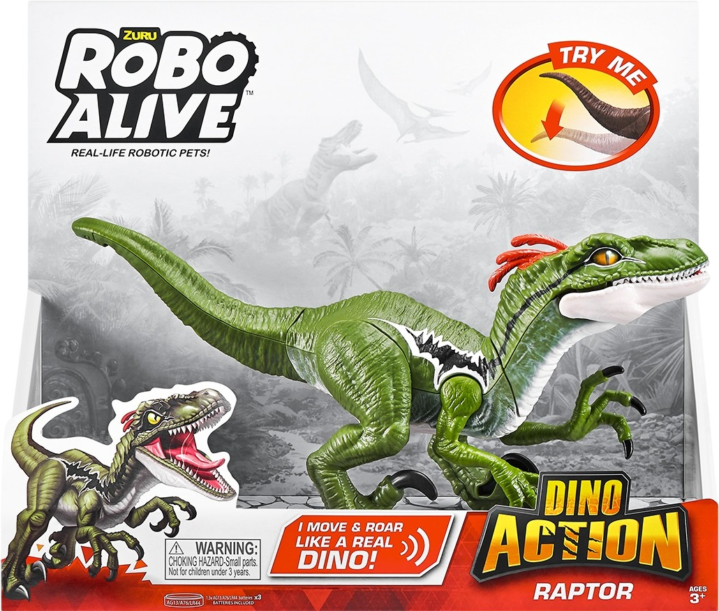 Інтерактивна іграшка Robo Alive серії "Dino Action" – Раптор (7172)фото8