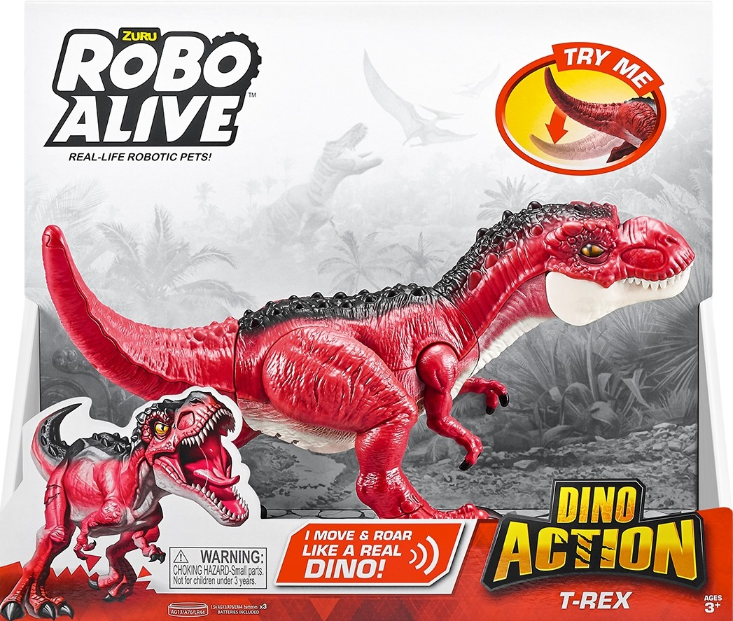 Интерактивная игрушка Robo Alive серии "Dino Action" - Тираннозавр (7171) фото 8