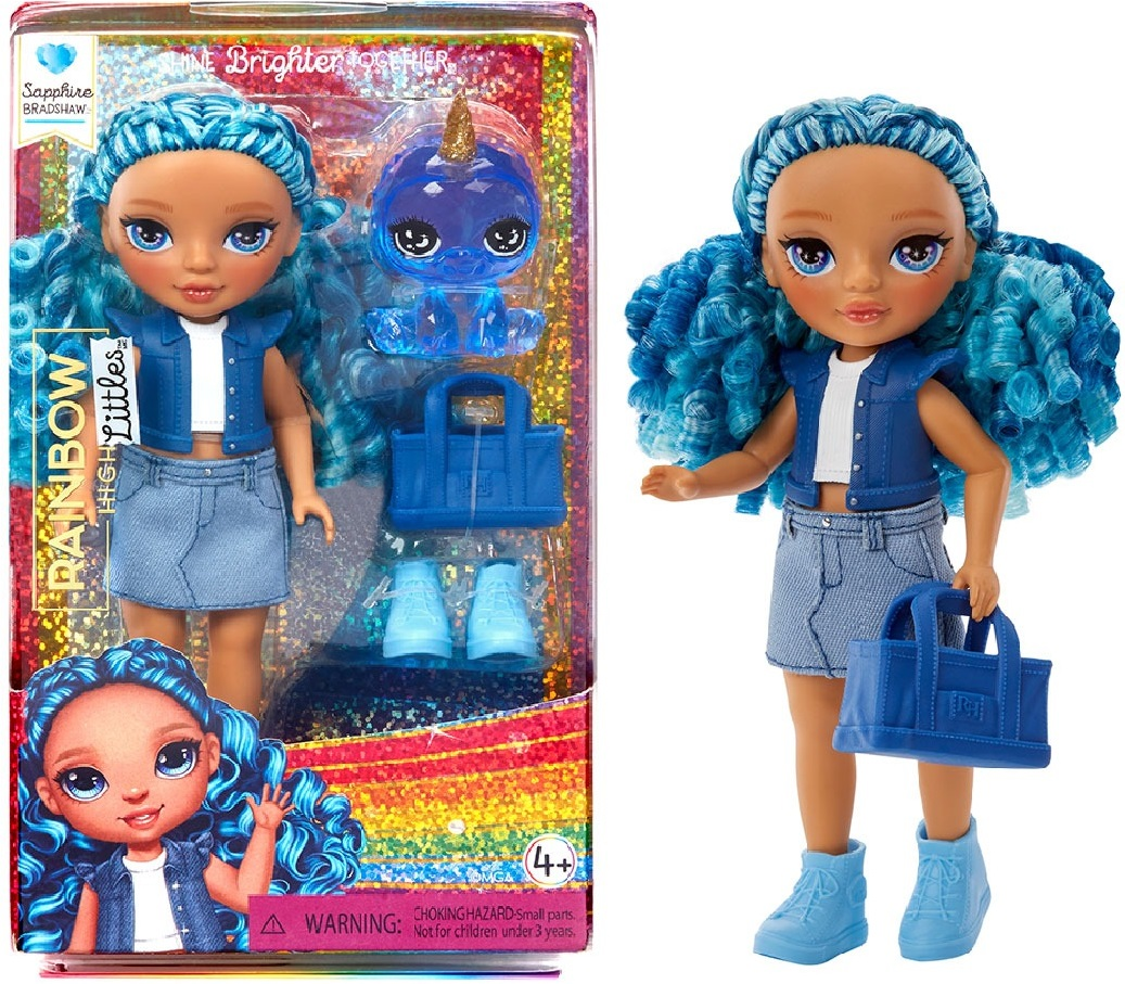 Игровой набор с куклой Rainbow High серии "Littles" - Сапфира (с аксесс.) (531197) фото 