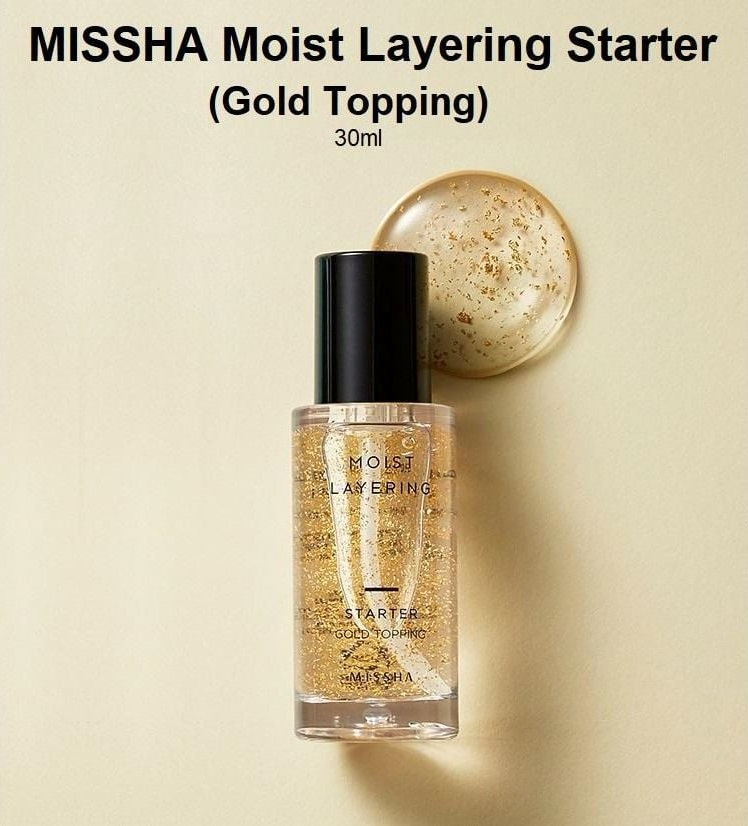 База под макияж Missha Moist Layering Starter Gold Topping 30 мл фото 4