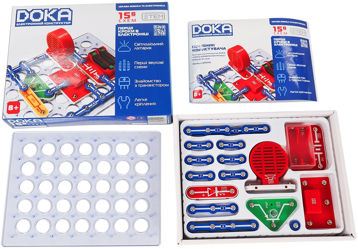 Конструктор электронный Doka 