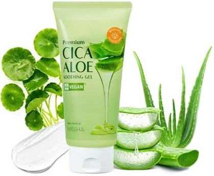 Гель для лица Missha Premium Cica Aloe Soothing Gel 300 мл фото 2