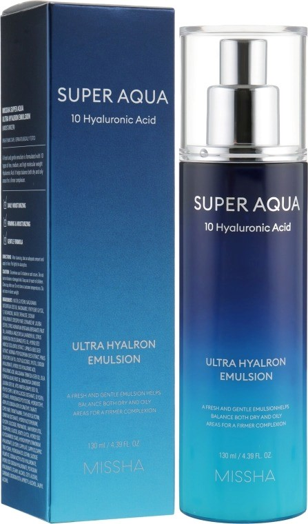 Эмульсия для лица Missha Super Aqua Ultra Hyalron 130 мл фото 2