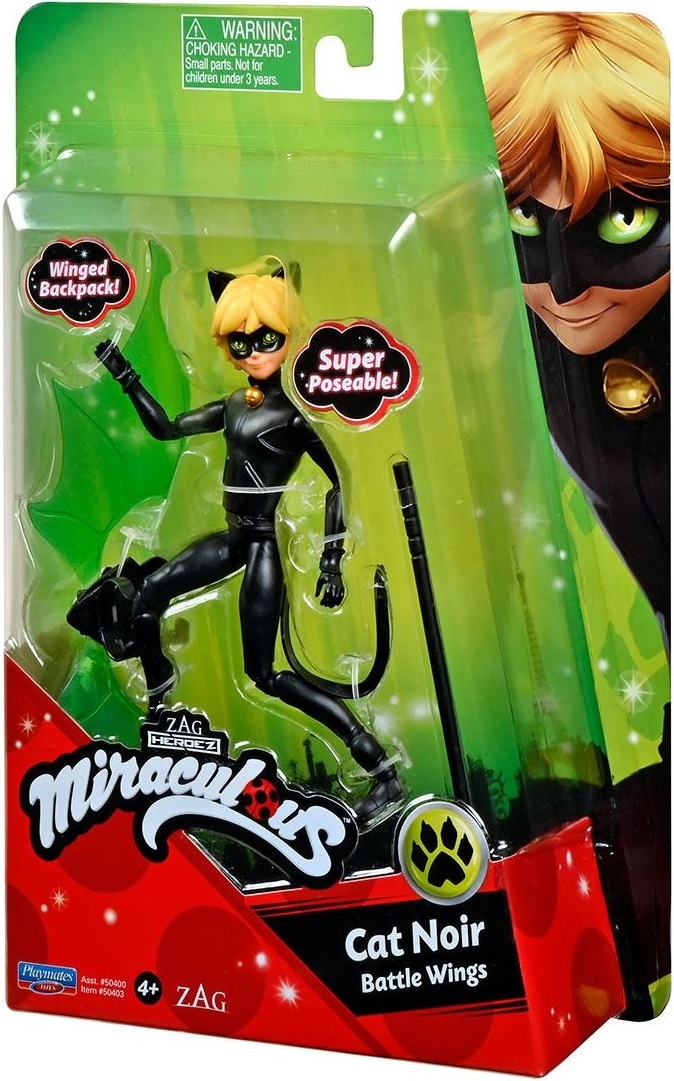 Кукла-Мальчик "Леди Баг и Супер-Кот" S2 - Супер-Кот (13 см, с аксессуарами) (50403) фото 