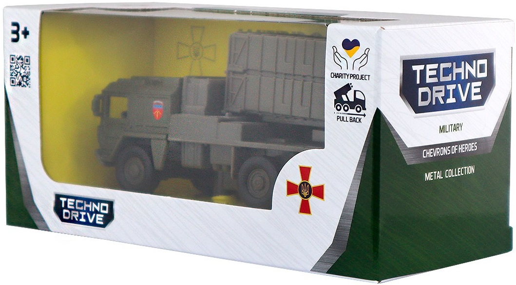 Модель серии "Шевроны Героев" - Реактивная система залпового огня - "96 ЗРБр" (250330W2) фото 