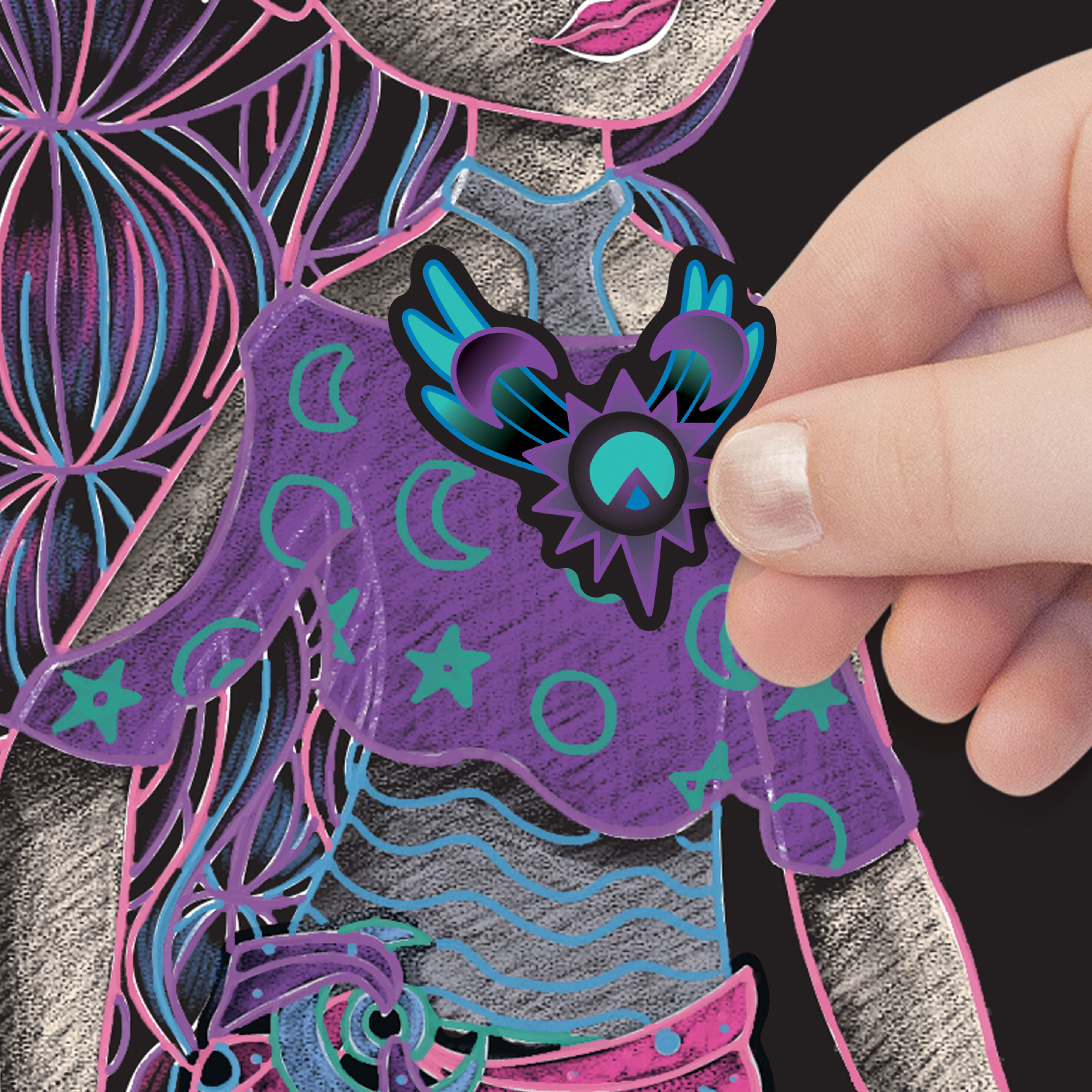 Набір для творчості Nebulous Stars - Скетчбук: Екліпсія, Чорні Листифото4