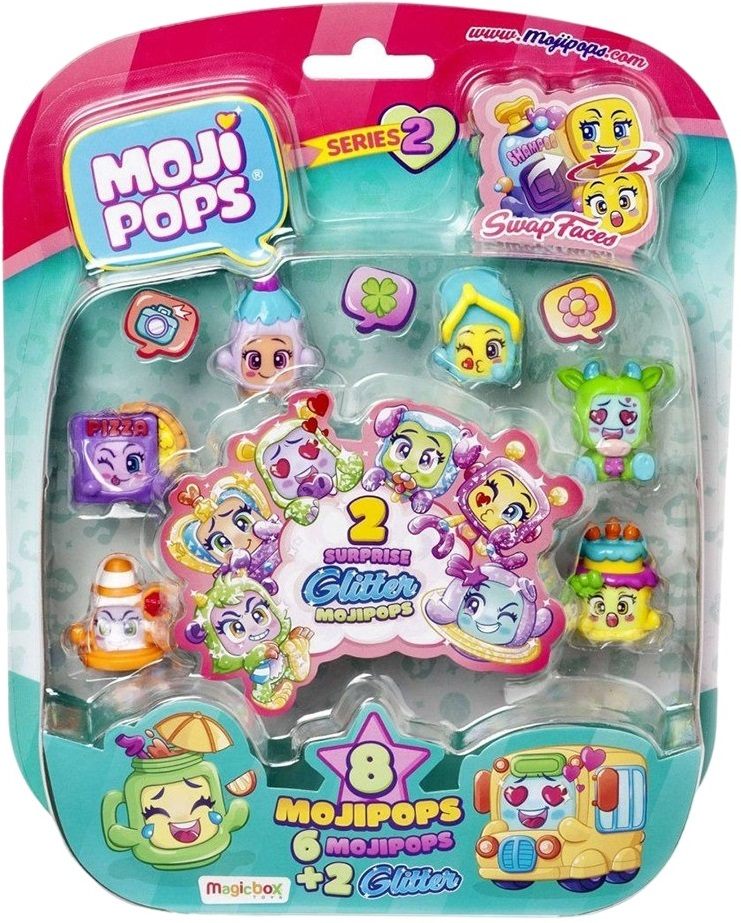 Набор фигурок Moji Pops S2 - Сияющий сюрприз (8 Фигурок) (PMP2B816IN00) фото 3