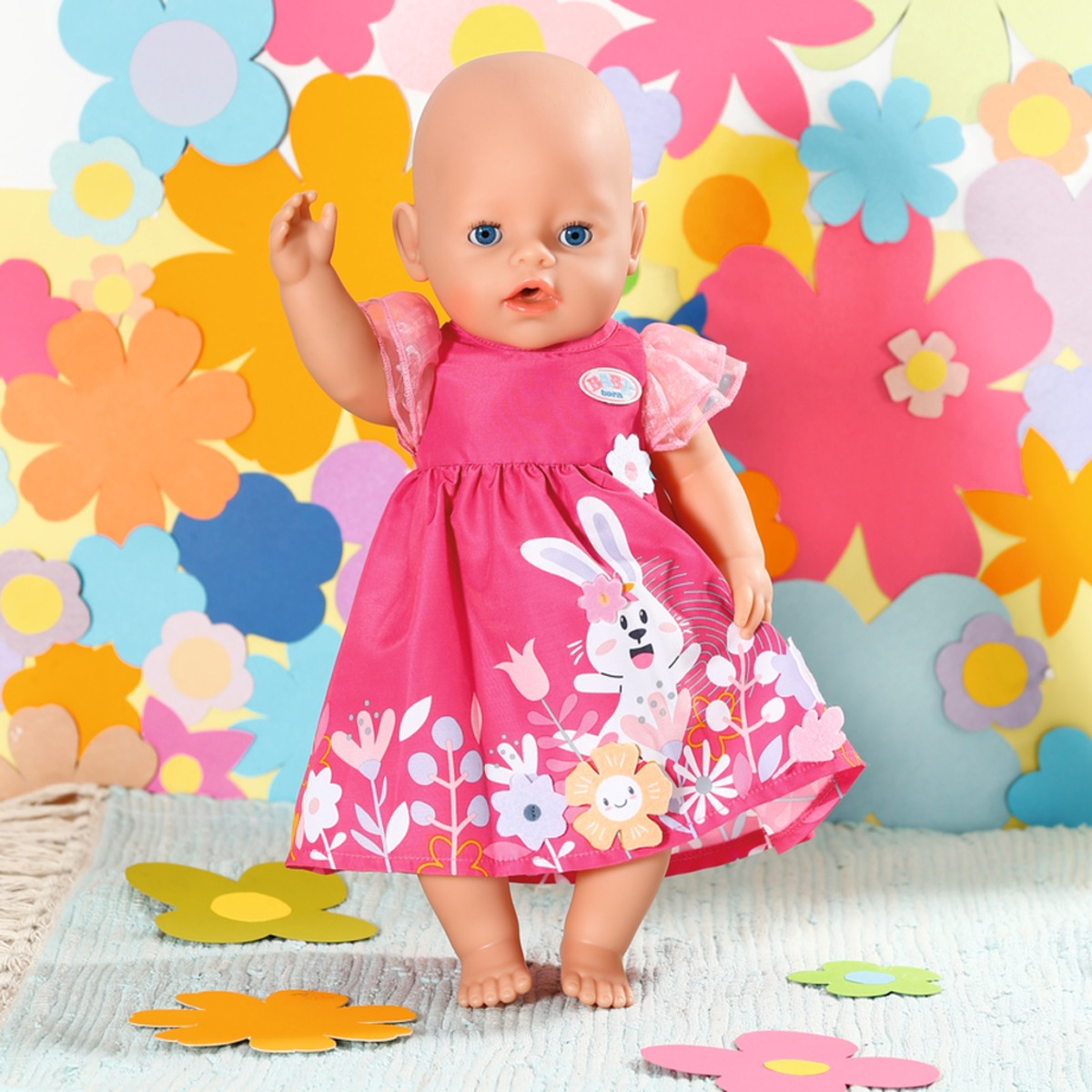 Одяг для ляльки Baby Born - Сукня з квітами (43 см.)фото6