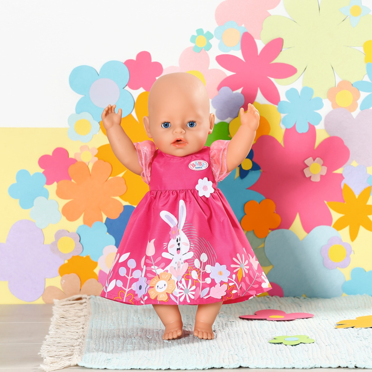 Одяг для ляльки Baby Born - Сукня з квітами (43 см.)фото7