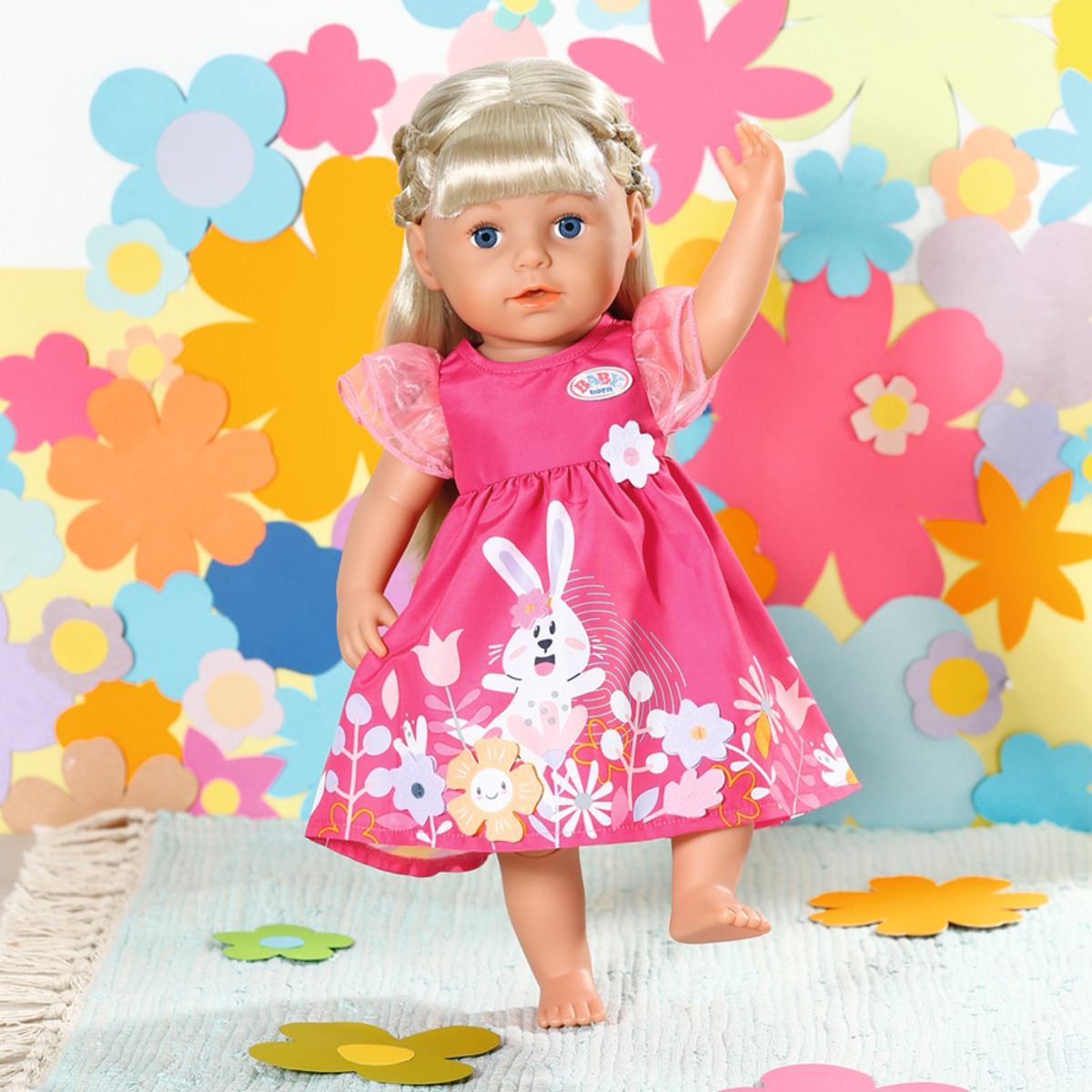 Одяг для ляльки Baby Born - Сукня з квітами (43 см.)фото4