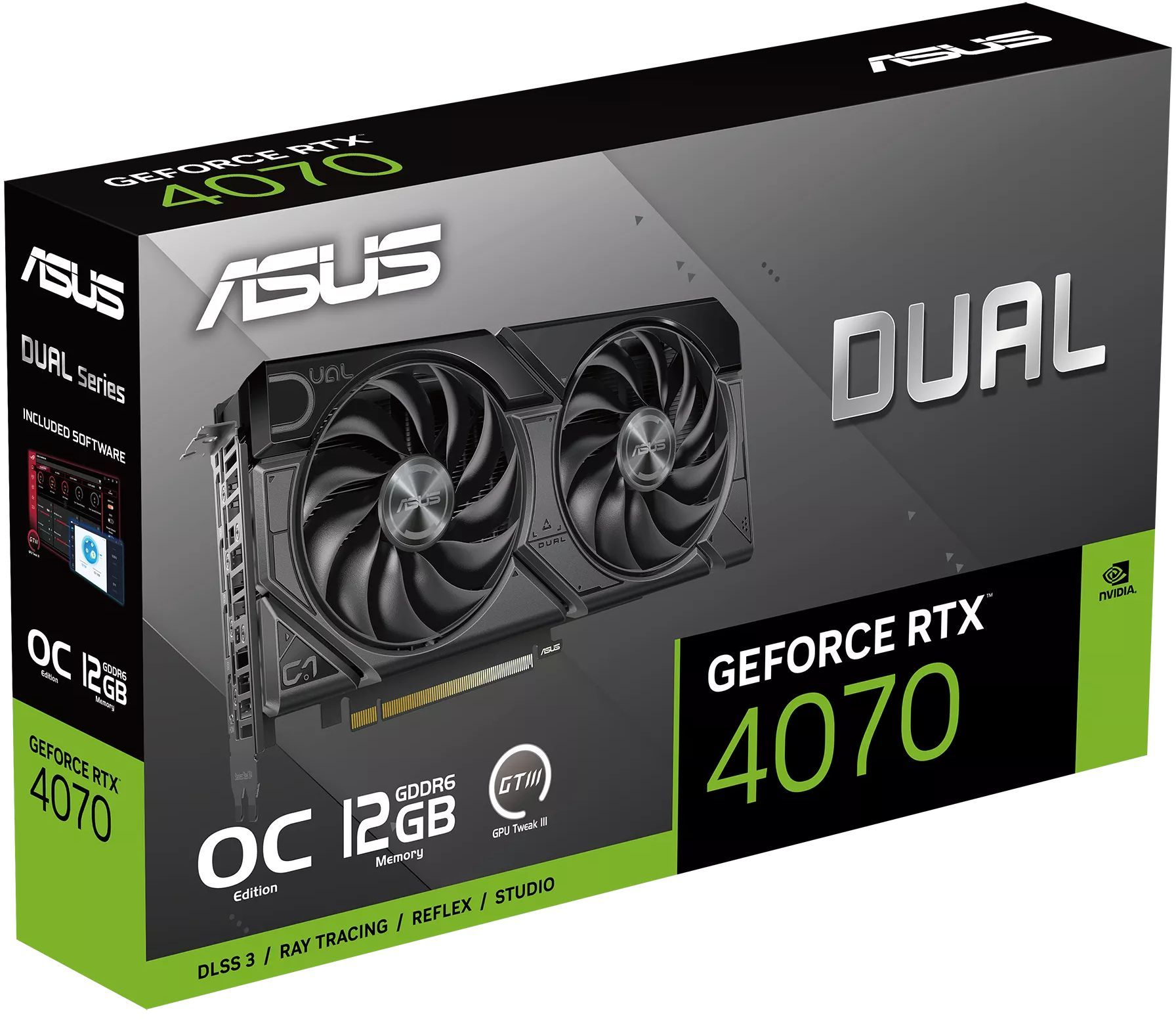 Видеокарта ASUS GeForce RTX 4070 DUAL OC 12GB (90YV0LM0-M0NA00) фото 14