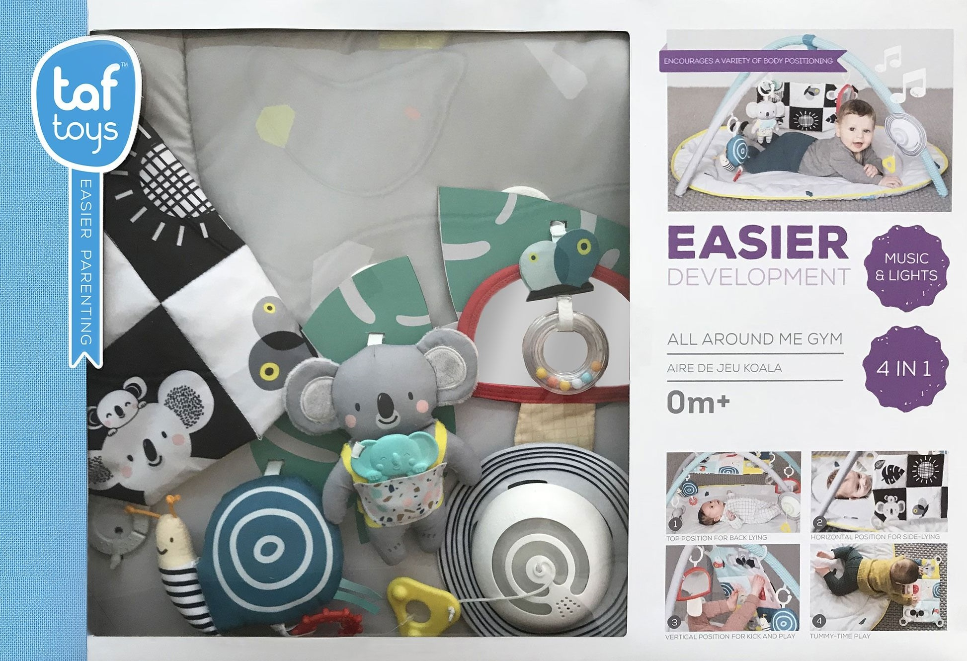 Развивающий музыкальный коврик с дугами коллекции "Мечтательные Коалы" - Мир Вокруг (100Х80Х53 см.) (12435) фото 