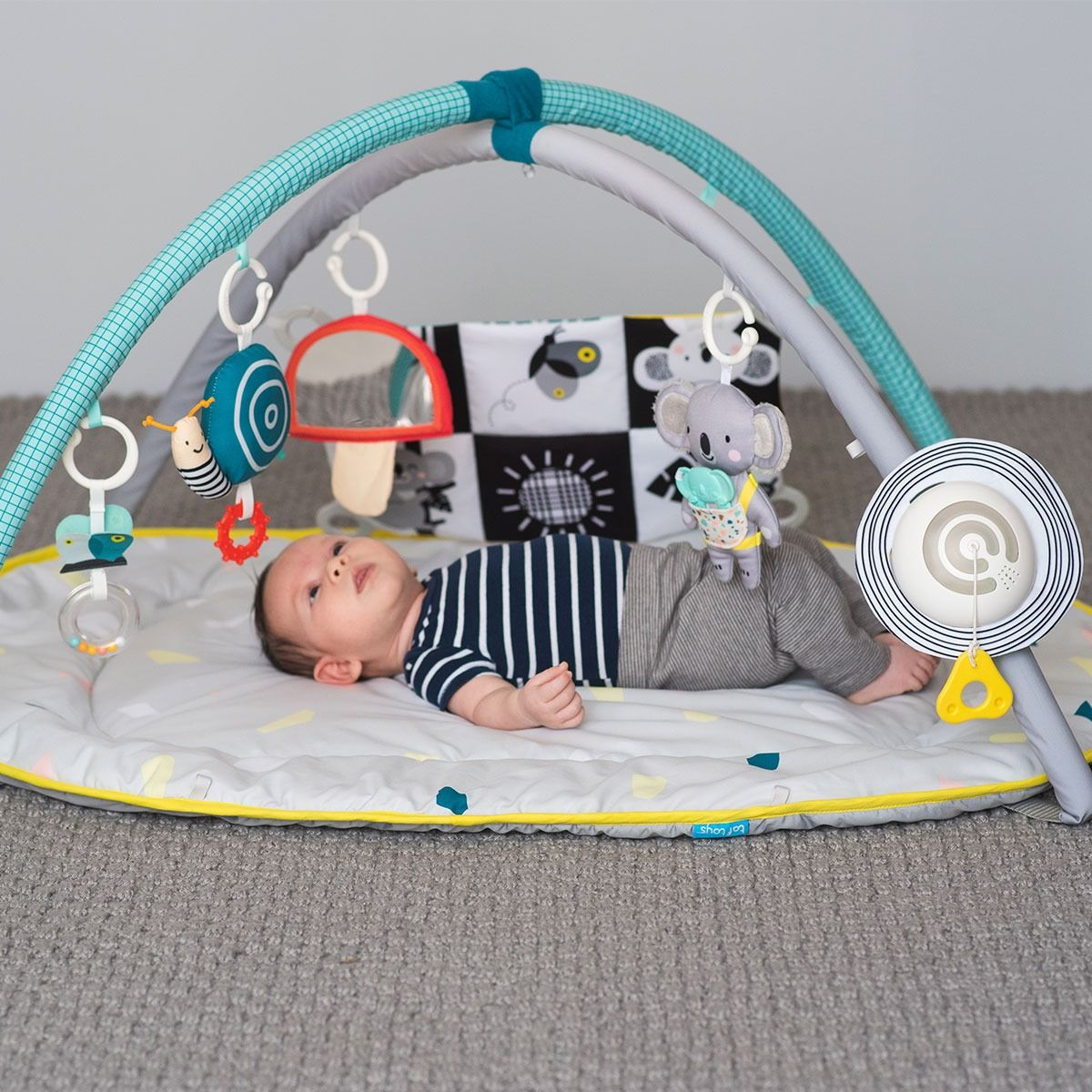 Развивающий музыкальный коврик с дугами коллекции "Мечтательные Коалы" - Мир Вокруг (100Х80Х53 см.) (12435) фото 