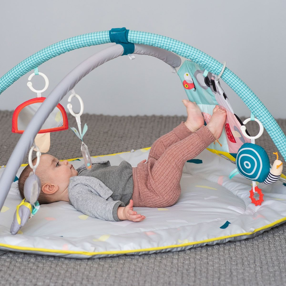Развивающий музыкальный коврик с дугами коллекции "Мечтательные Коалы" - Мир Вокруг (100Х80Х53 см.) (12435) фото 