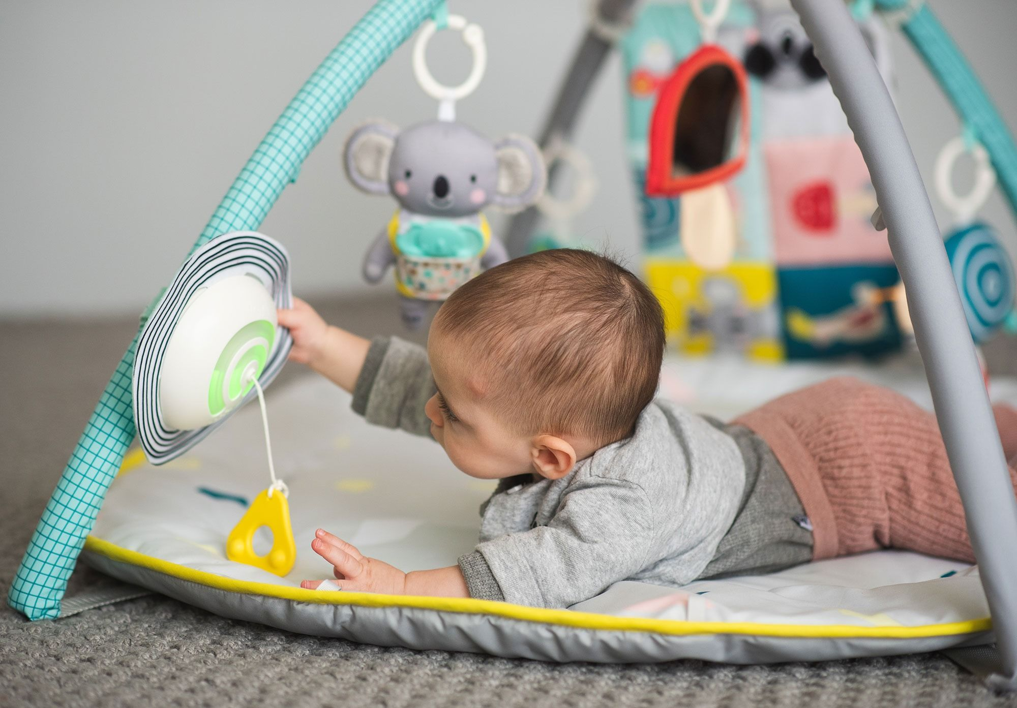 Развивающий музыкальный коврик с дугами коллекции "Мечтательные Коалы" - Мир Вокруг (100Х80Х53 см.) (12435) фото 