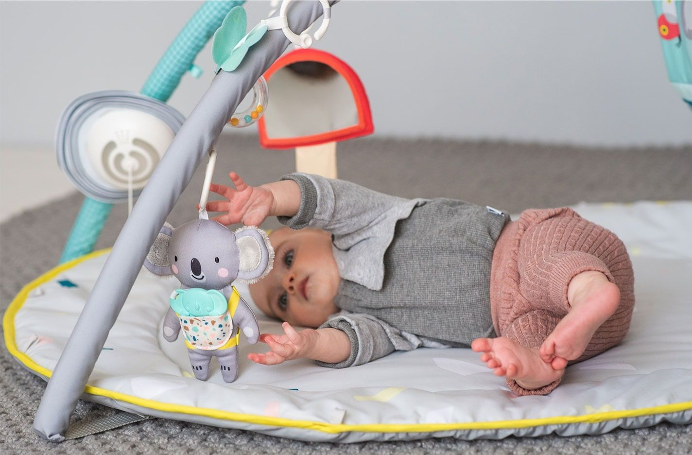 Развивающий музыкальный коврик с дугами коллекции "Мечтательные Коалы" - Мир Вокруг (100Х80Х53 см.) (12435) фото 