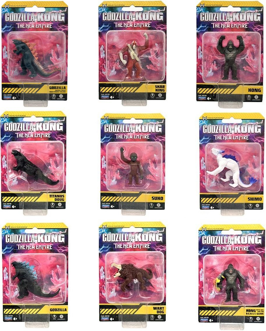 Фігурка Godzilla Vs. Kong - Міні-монстри (5 см., в асорт.)фото