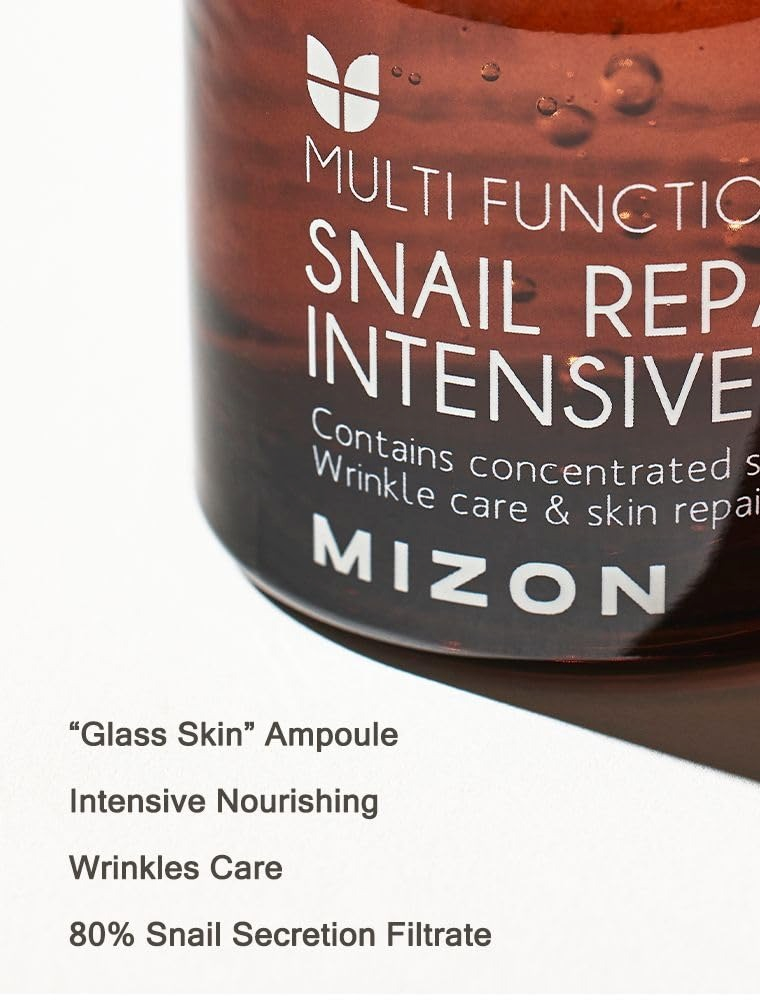 Сироватка для обличчя Mizon Snail Repair Intensive Ampoule відновлювальний 30 млфото6