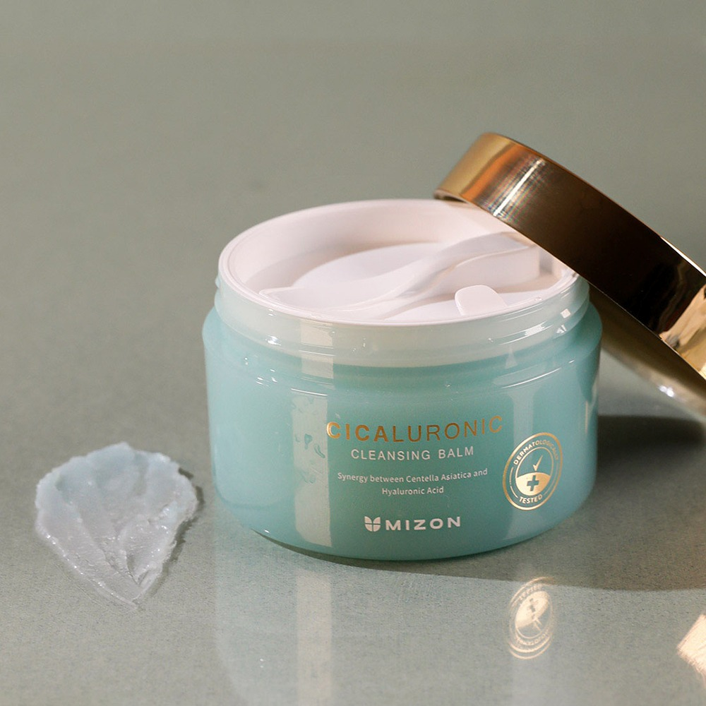 Очищающий бальзам Mizon Cicaluronic Cleansing Balm с центеллой и гиалуроновой кислотой 80 мл фото 4