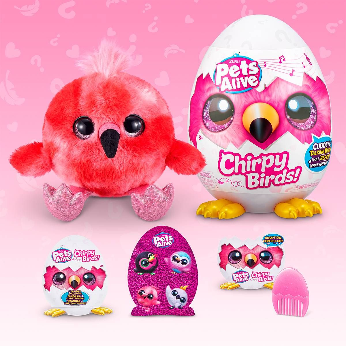 Інтерактивний ігровий набір-сюрприз Pets Alive S1 - Веселі Пташки (9537)фото