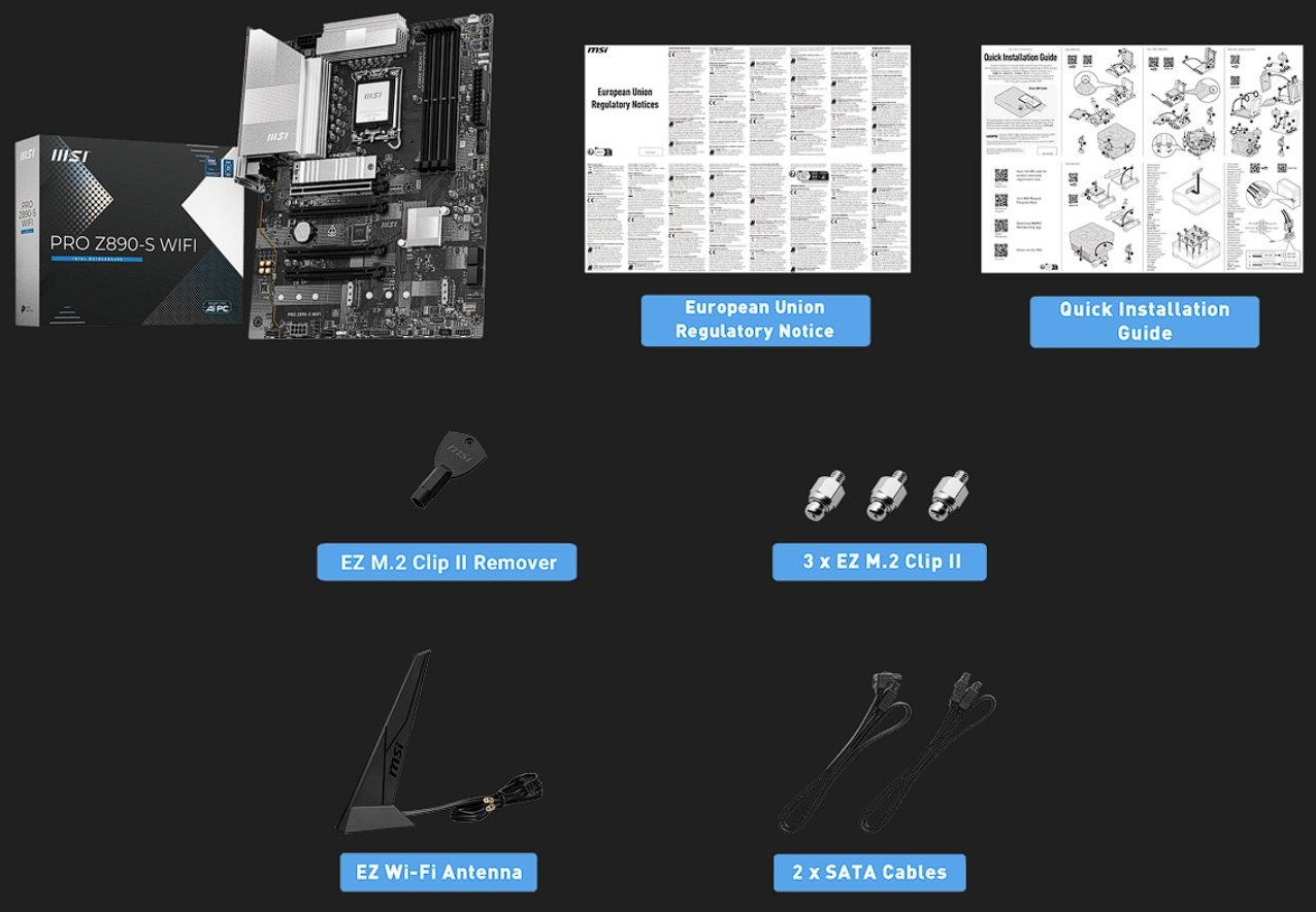 Материнcькая плата MSI PRO Z890-S WIFI (911-7E54-001)фото6