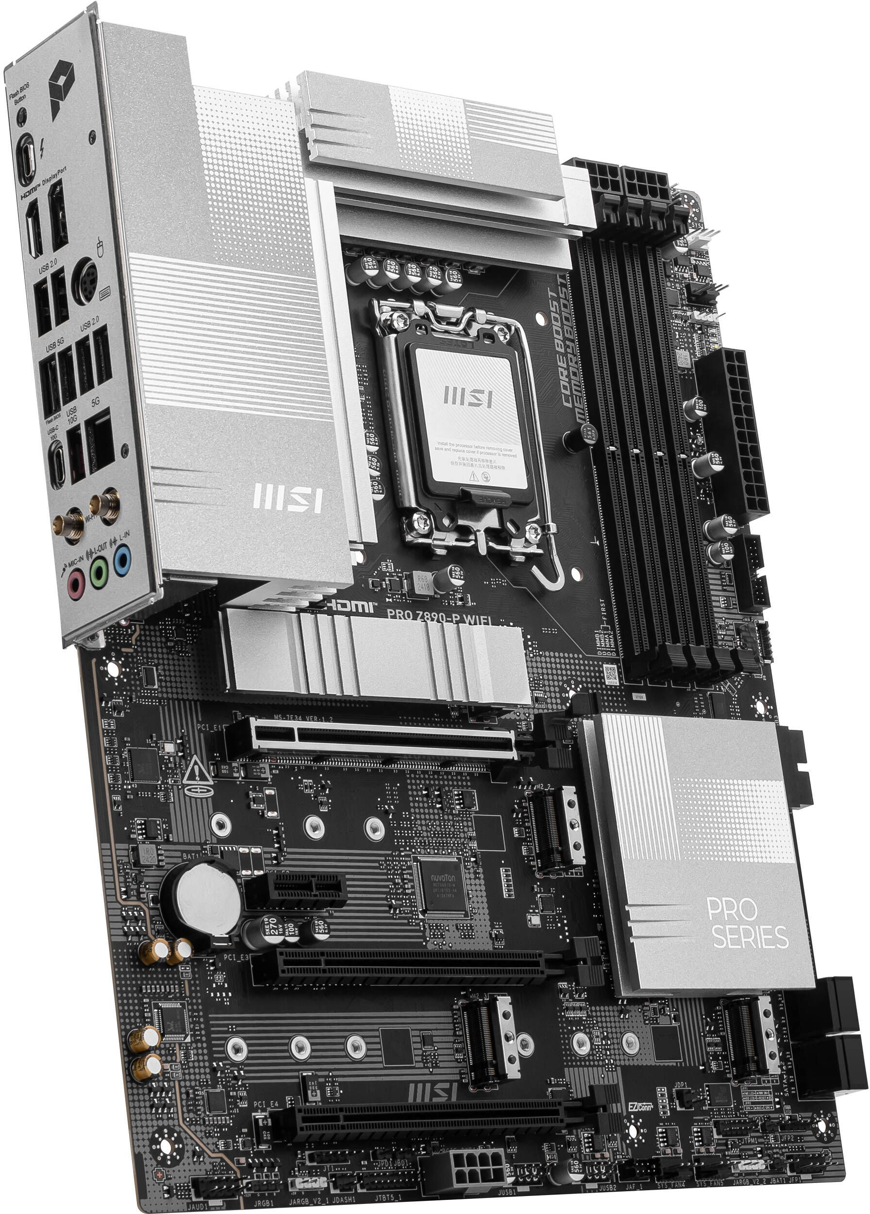 Материнcкая плата MSI PRO Z890-P WIFI (911-7E34-001) фото 3