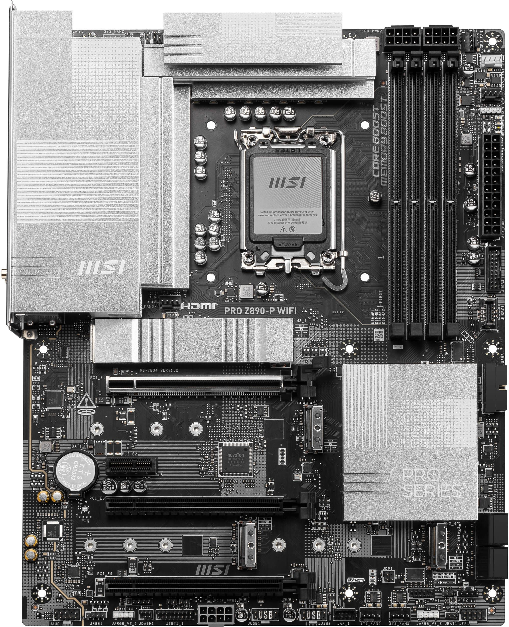 Материнcкая плата MSI PRO Z890-P WIFI (911-7E34-001) фото 2