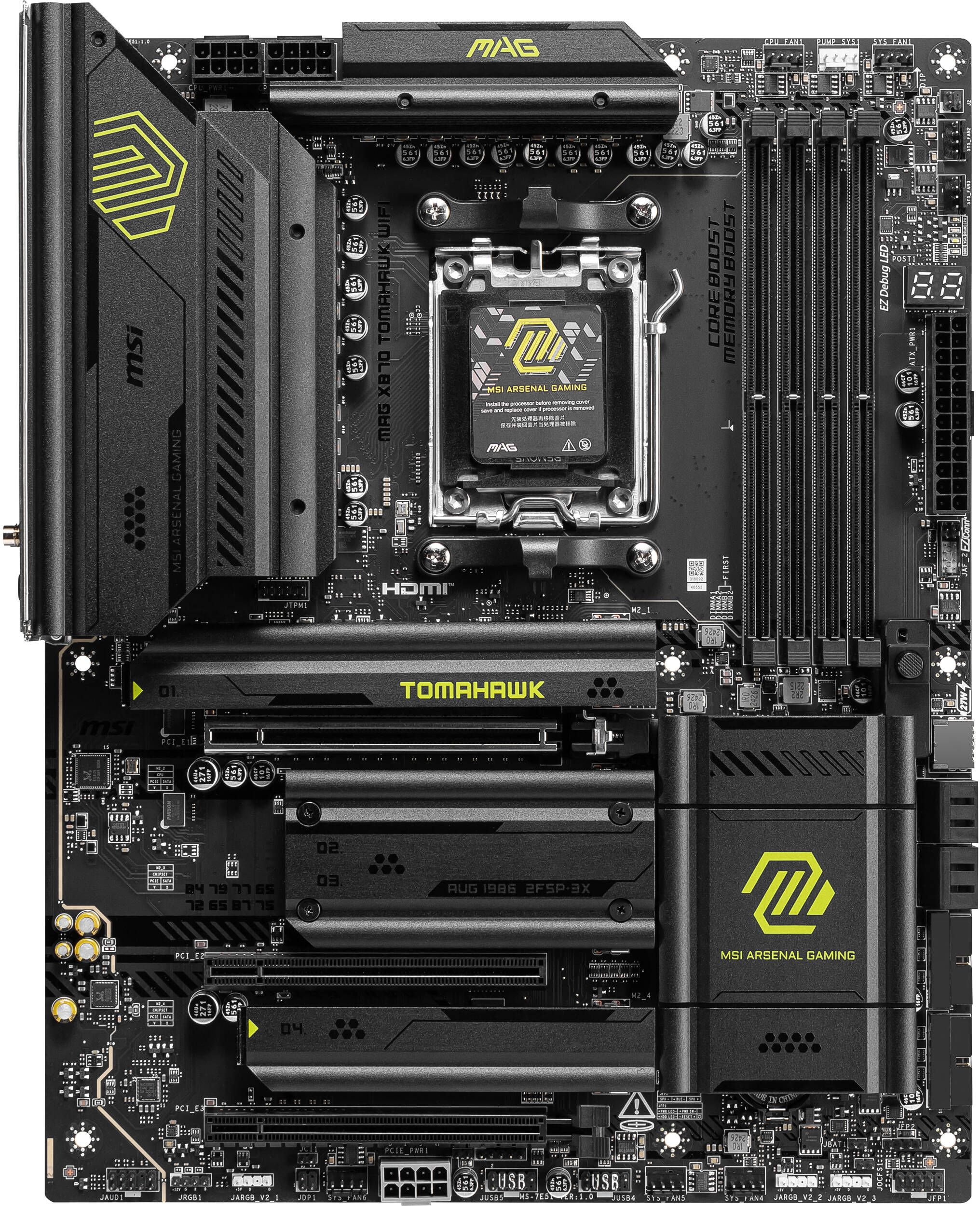 Материнська плата MSI MAG X870 TOMAHAWK WIFI (911-7E51-001)фото2