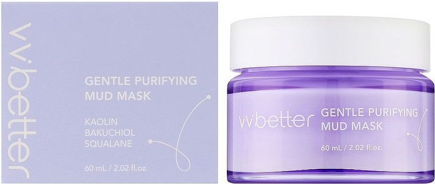 Маска для обличчя Vvbetter Gentle Purifying Mud Mask грязьова 60 млфото2