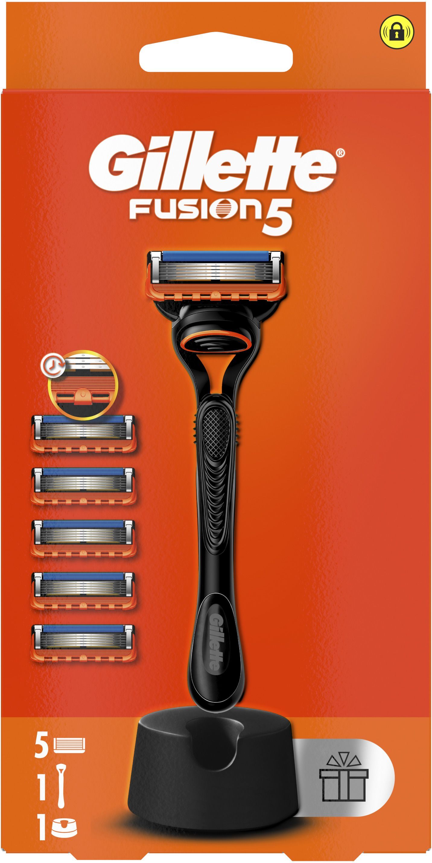 Бритва Gillette Fusion 5 с 5 сменными картриджами фото 2