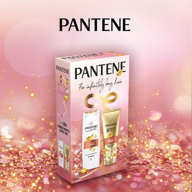 Подарочный набор Шампунь Pantene Infinitely Long 400 мл + Кондиционер 220 мл фото 6