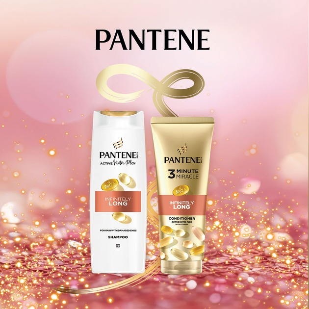 Подарочный набор Шампунь Pantene Infinitely Long 400 мл + Кондиционер 220 мл фото 3