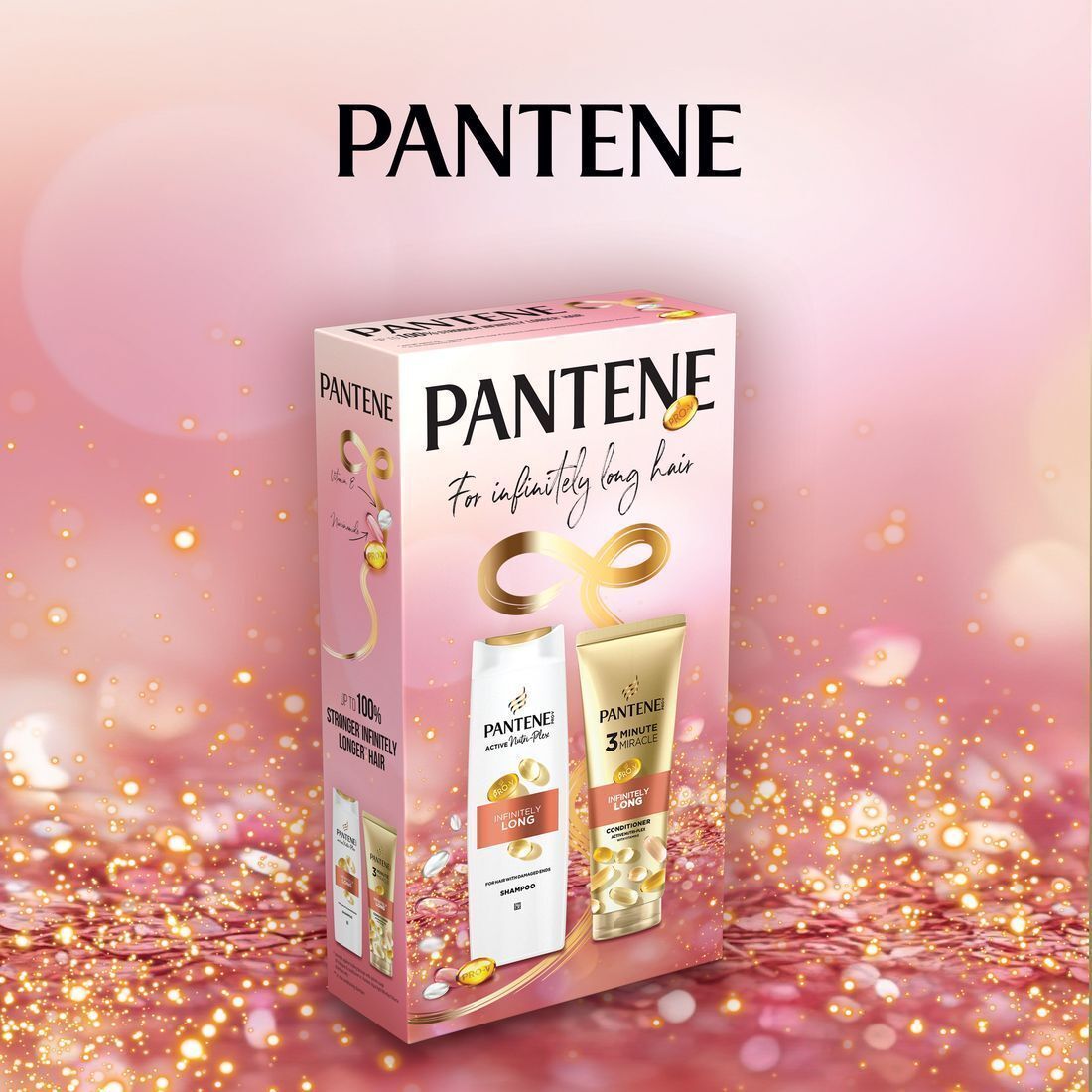 Подарунковий набір Шампунь Pantene Infinitely Long 400 мл + Кондиціонер 220 млфото6
