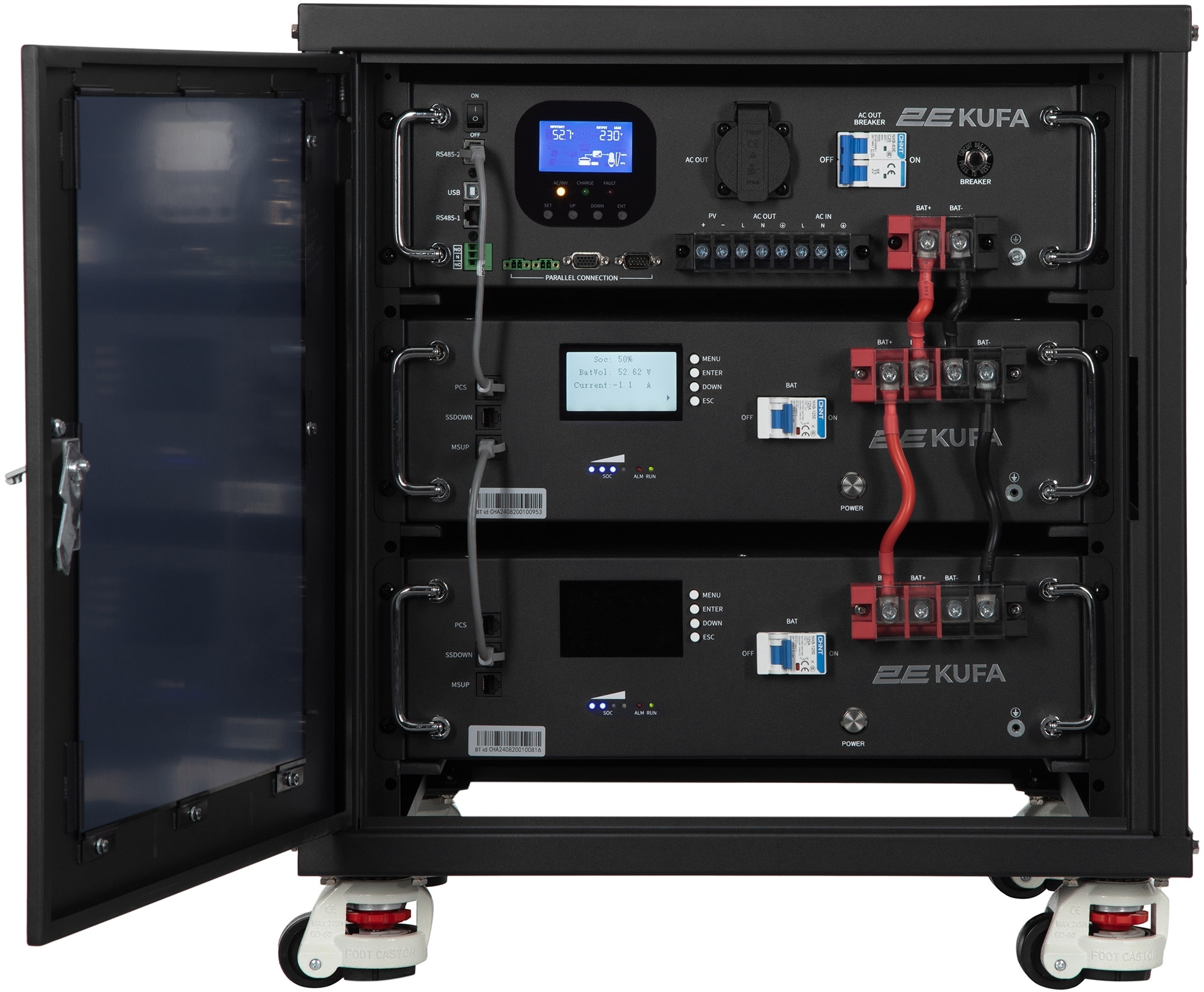 Система резервного питания 2E PowerStation Kufa 5000 Вт, 10.24 кВт/ч, MPPT 5.5 кВт (2E-ESS-PSK5-10) фото 2