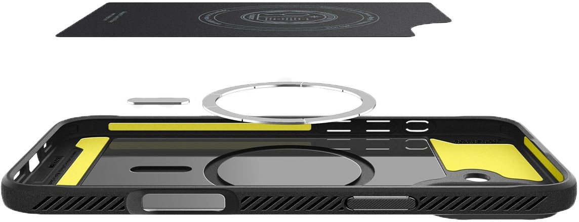 Чехол Spigen для Apple iPhone 16, Rugged Armor MagFit, Matte Black (ACS08214) фото 7