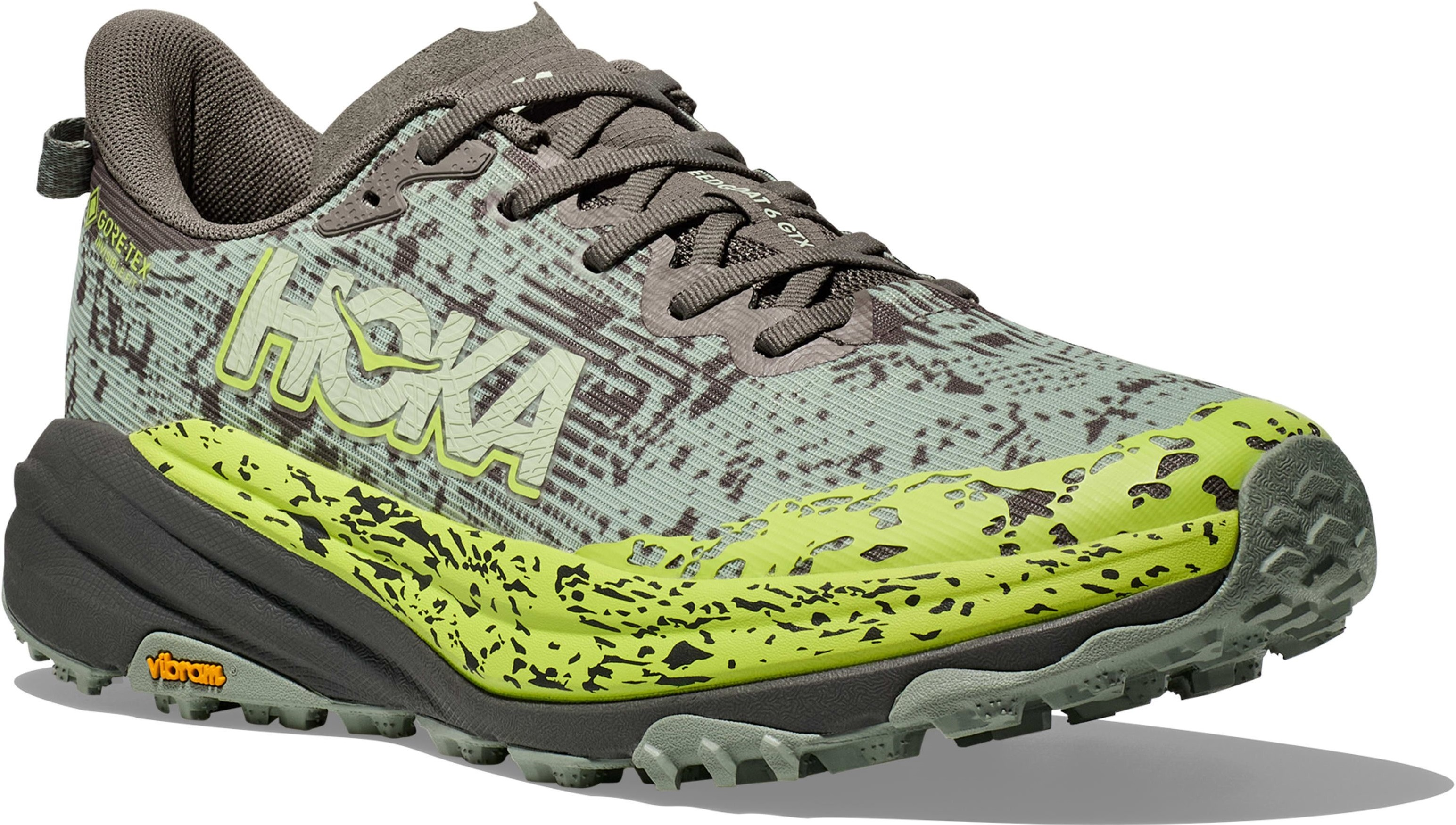 Кроссовки мужские для бега Hoka 1155150-STLV M SPEEDGOAT 6 GTX 42 (8,5 US) зеленые фото 3