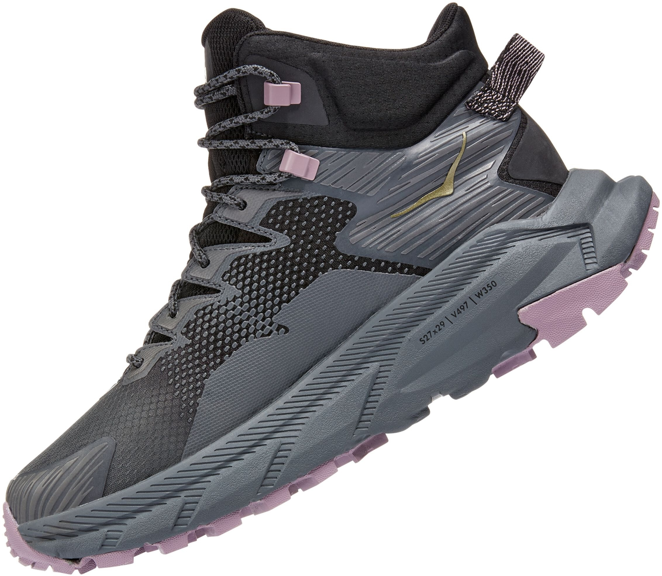 Черевики жіночі Hoka 1123166-BCSTL W TRAIL CODE GTX 38 (6,5 US) чорніфото4