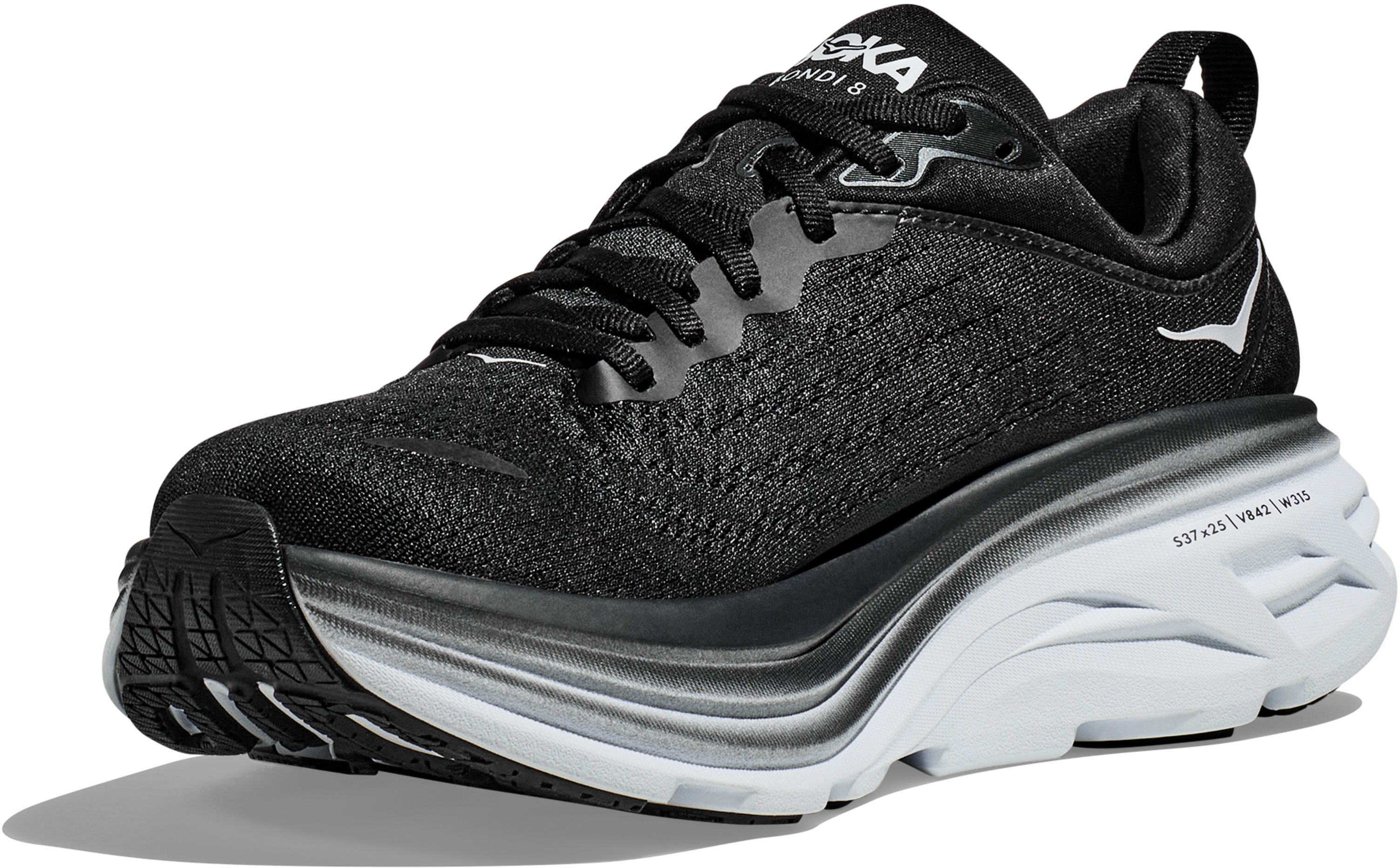 Кроссовки мужские для бега Hoka 1123202-BWHT M BONDI 8 41,5 (8 US) черные фото 4