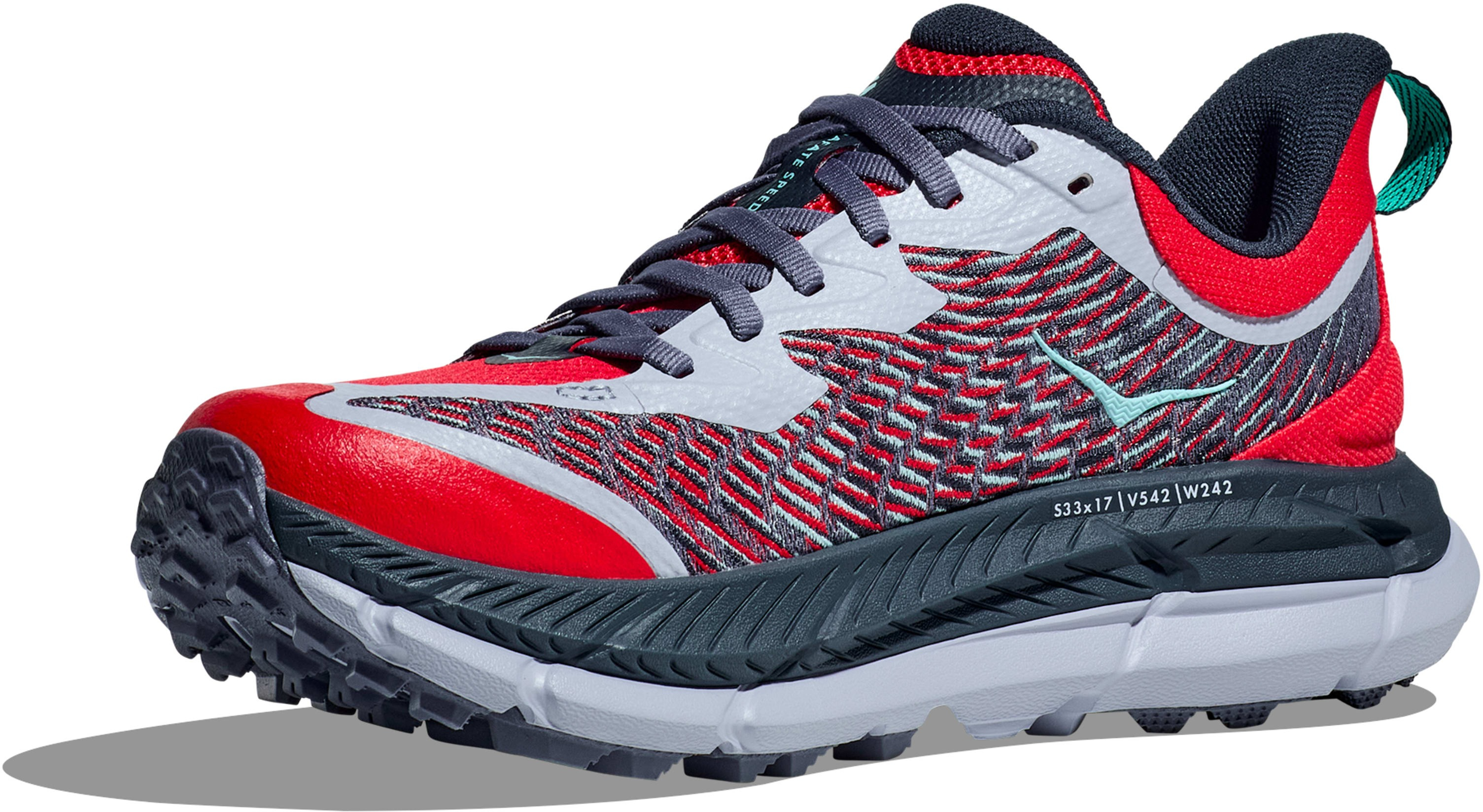 Кросівки чоловічі для бігу Hoka 1129930-CTRM M MAFATE SPEED 4 44 (10 US) червоніфото4