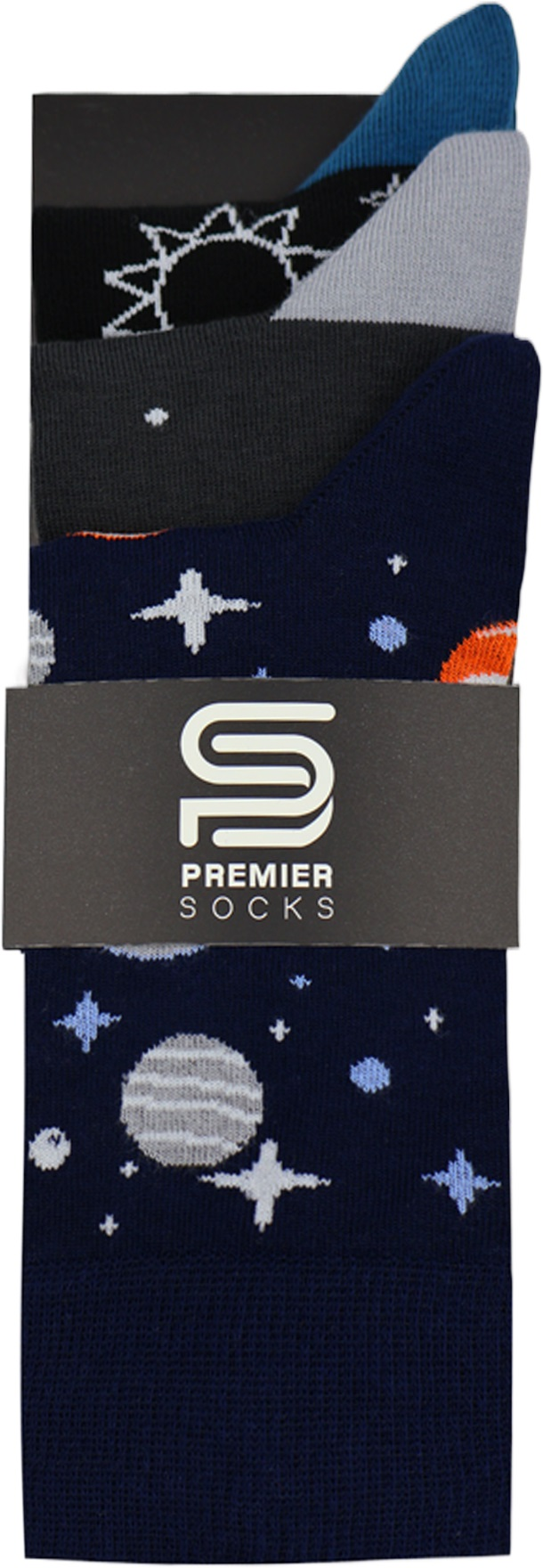 Набор носков мужских Premier Socks 39-41 3 пары черные/синие (4820203350001) фото 5