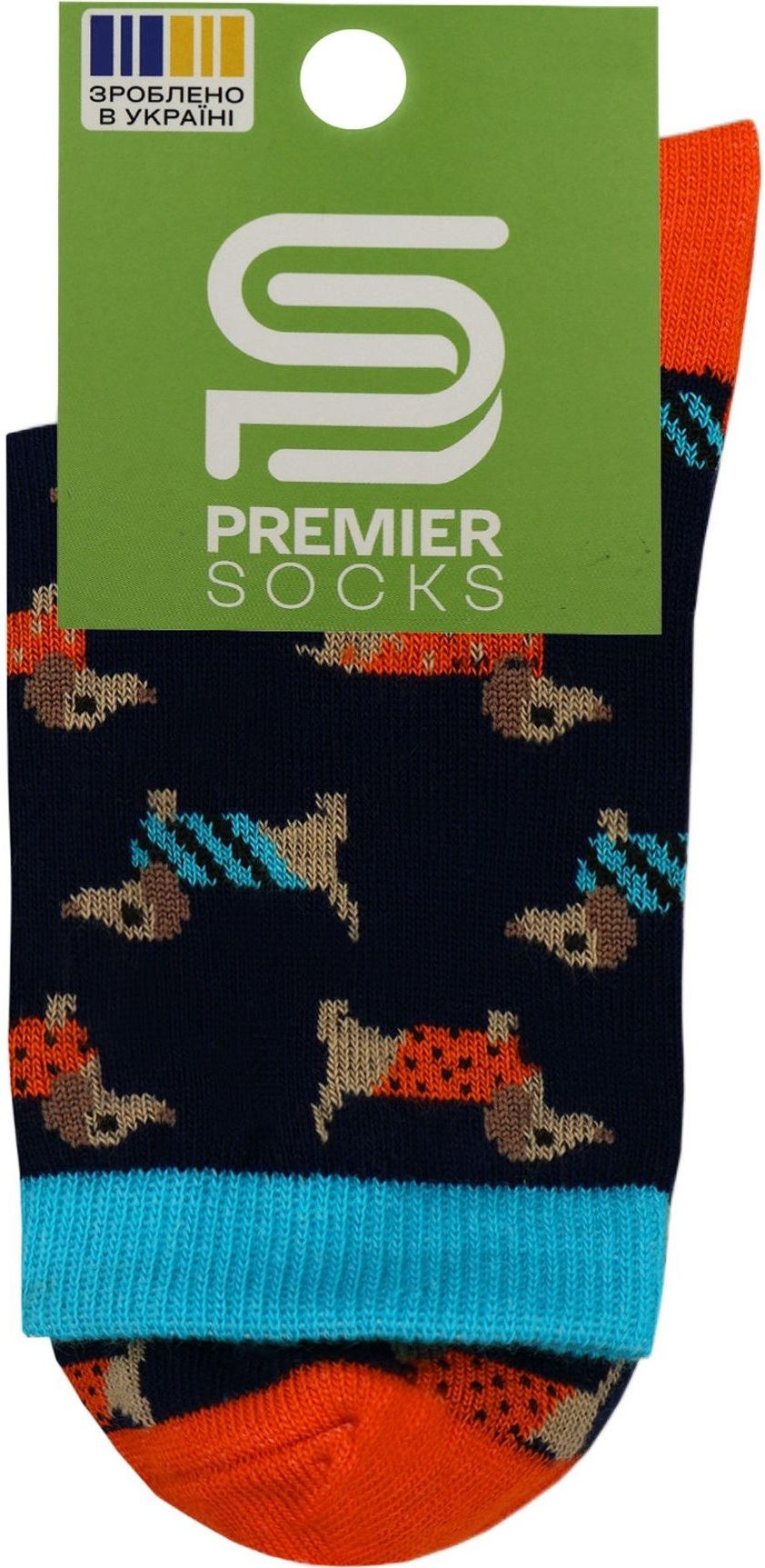 Шкарпетки дитячі Premier Socks 16-18 1 пара чорні (4820203351619)фото2