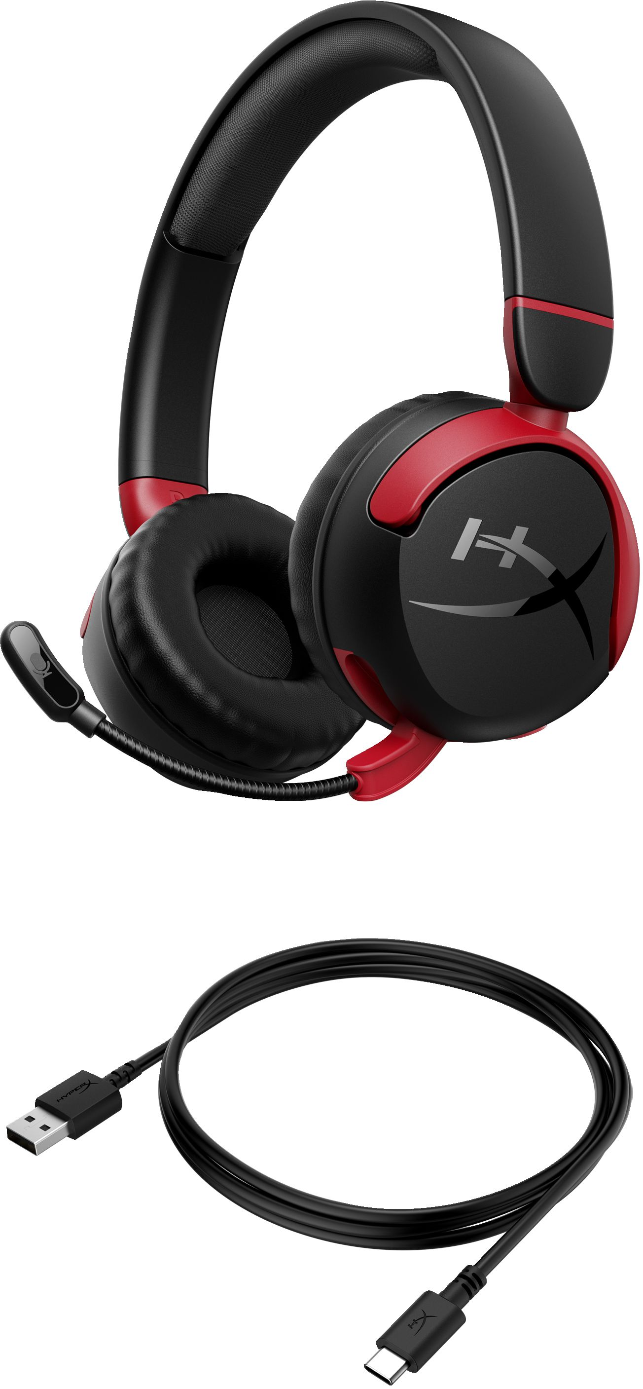 Ігрова гарнітура HyperX Cloud Mini Wireless, Black-Red (7G8F1AA)фото8