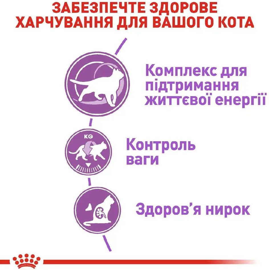 Сухий корм для дорослих стерилізованих кішок Royal Canin Sterilised 7+ 8 кг + 2 кг (11743) (1272553805626)фото4