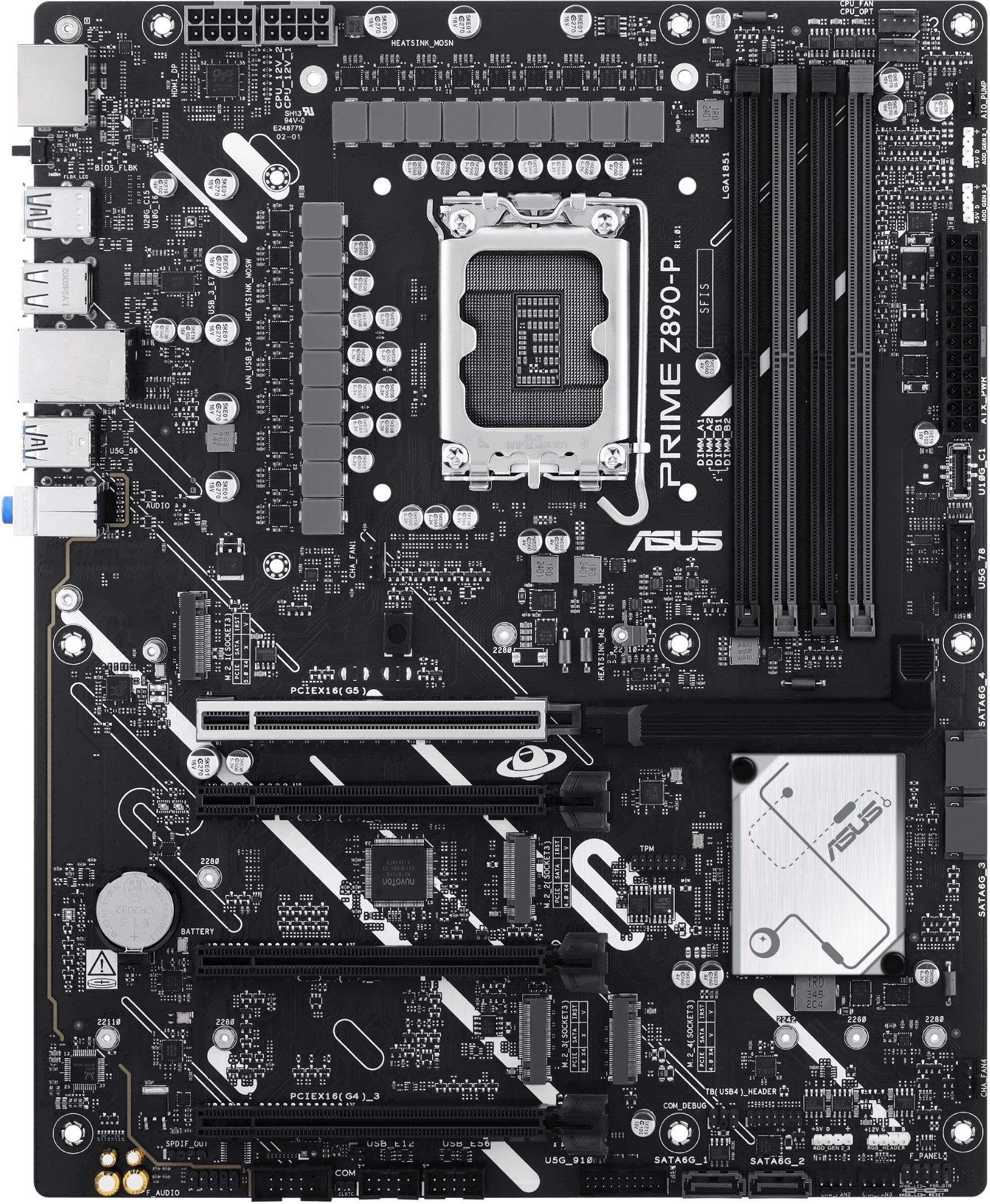 Материнська плата ASUS PRIME Z890-P (90MB1I50-M0EAY0)фото3