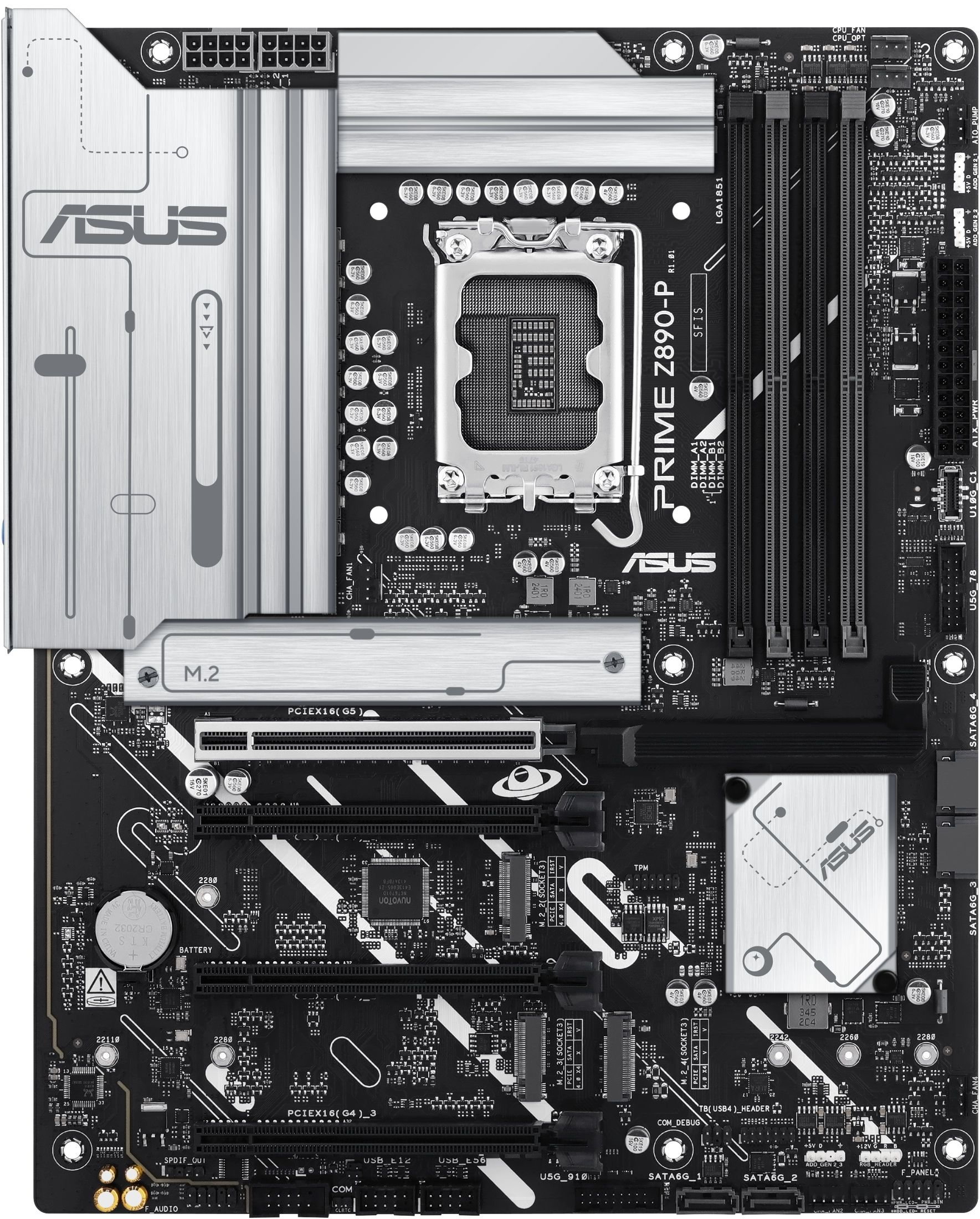 Материнcкая плата ASUS PRIME Z890-P (90MB1I50-M0EAY0) фото 2