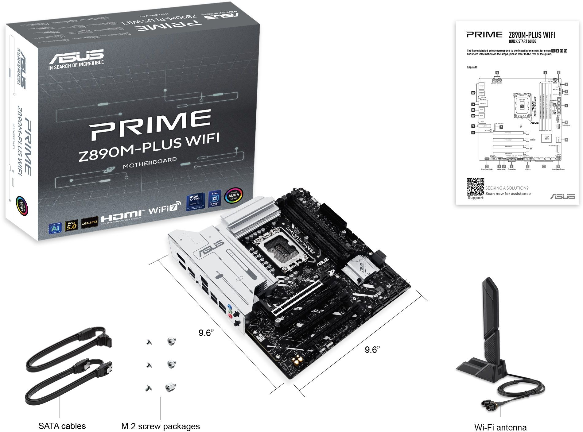 Материнcкая плата ASUS PRIME Z890M-PLUS WIFI (90MB1J80-M0EAY0) фото 13