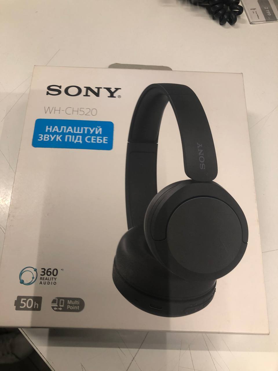 Наушники On-ear Sony WH-CH520 Black (WHCH520B.CE7) фото 2