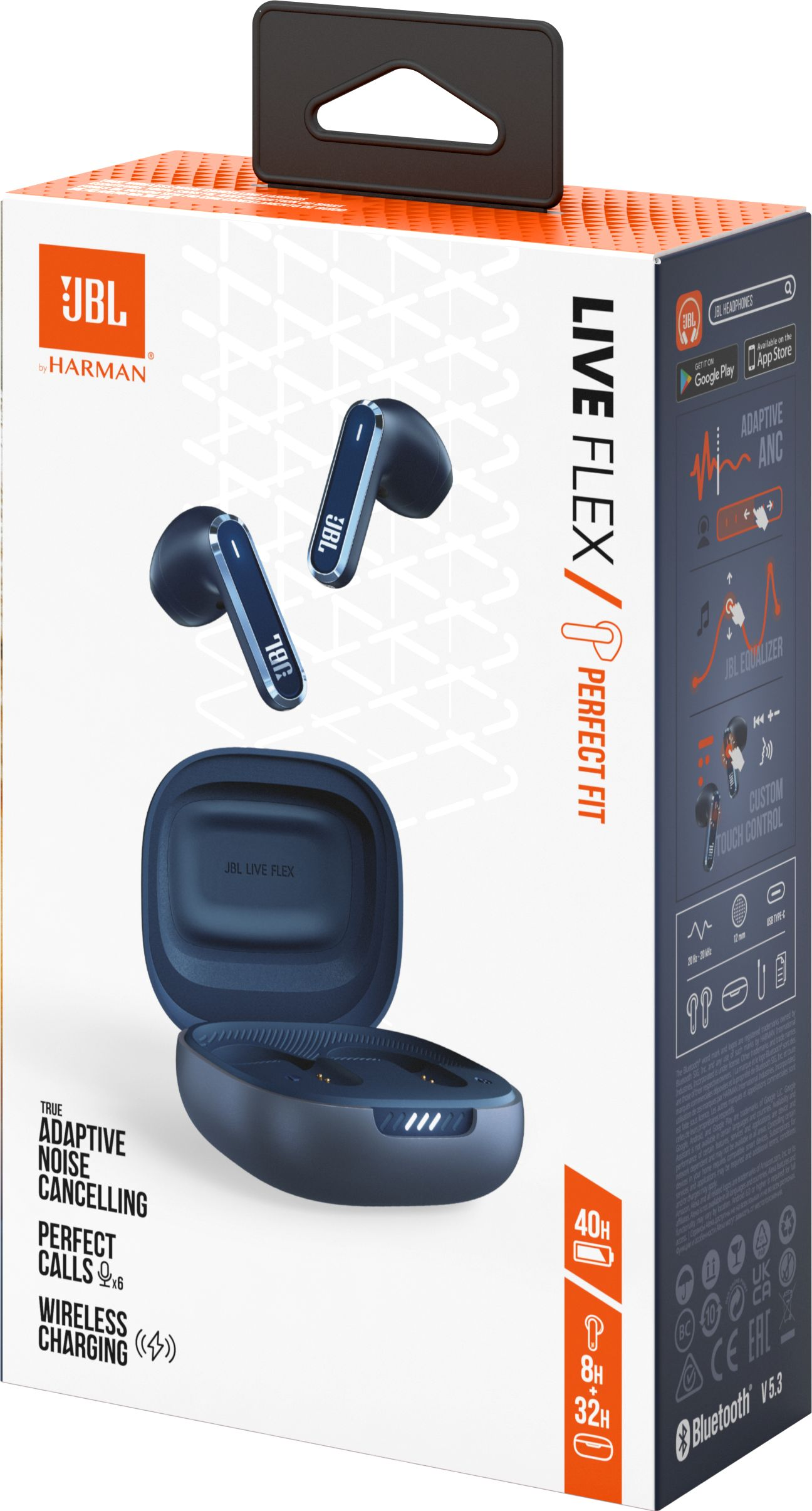 Навушники JBL Live Flex Blue (JBLLIVEFLEXBLU)фото12