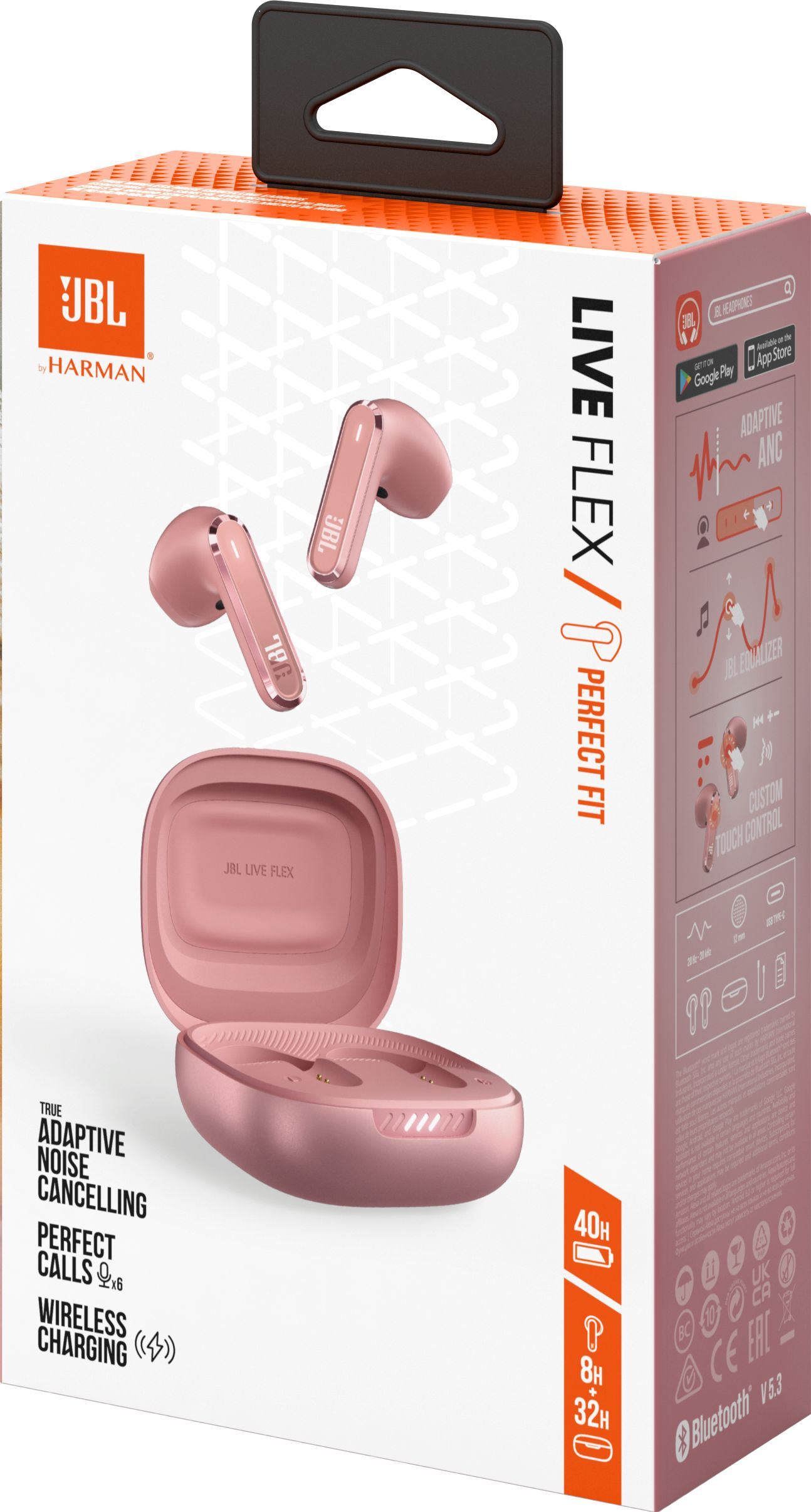 Навушники JBL Live Flex Rose (JBLLIVEFLEXROS)фото12