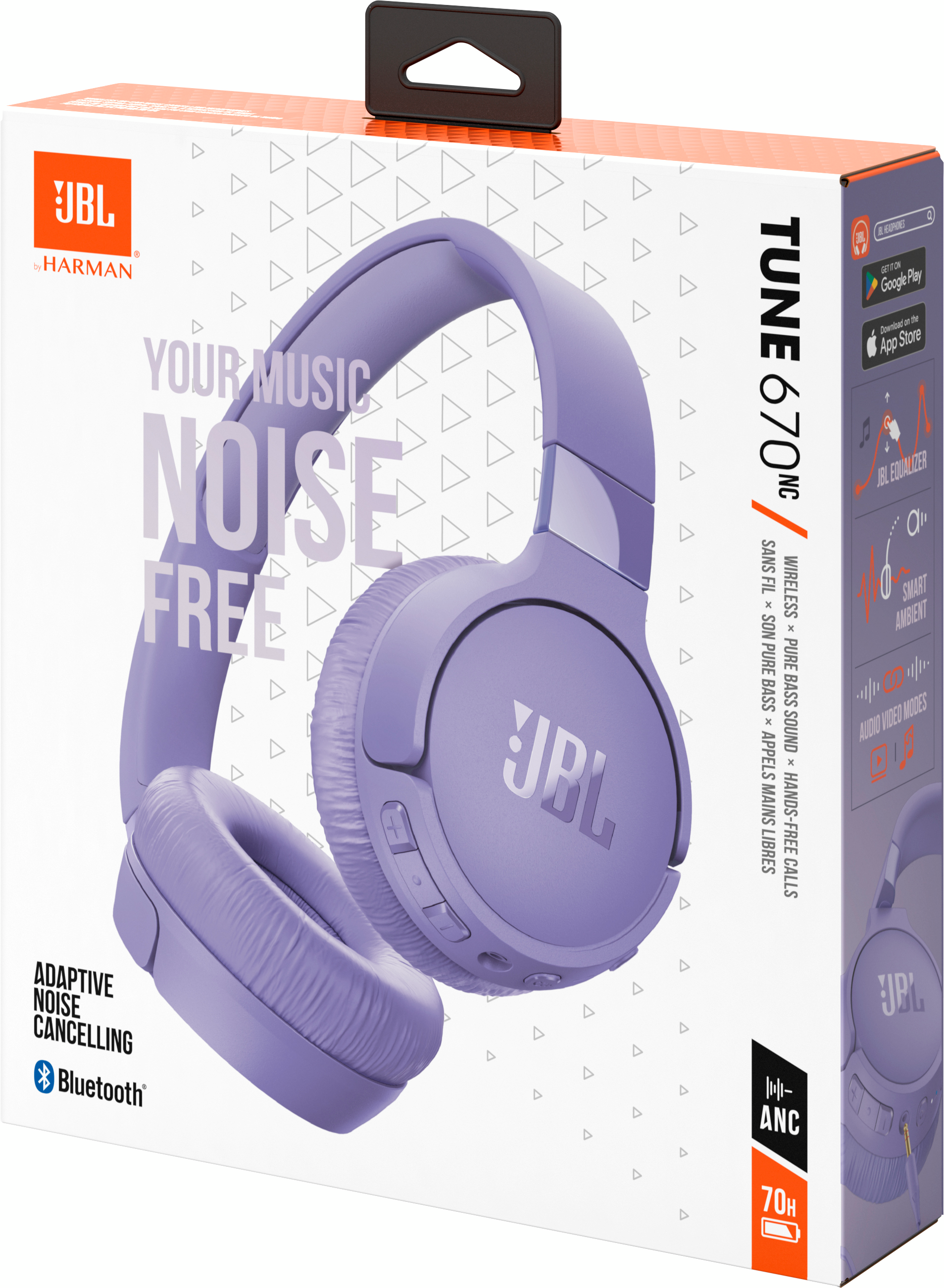 Наушники JBL Tune 670NC Purple (JBLT670NCPUR) фото 12